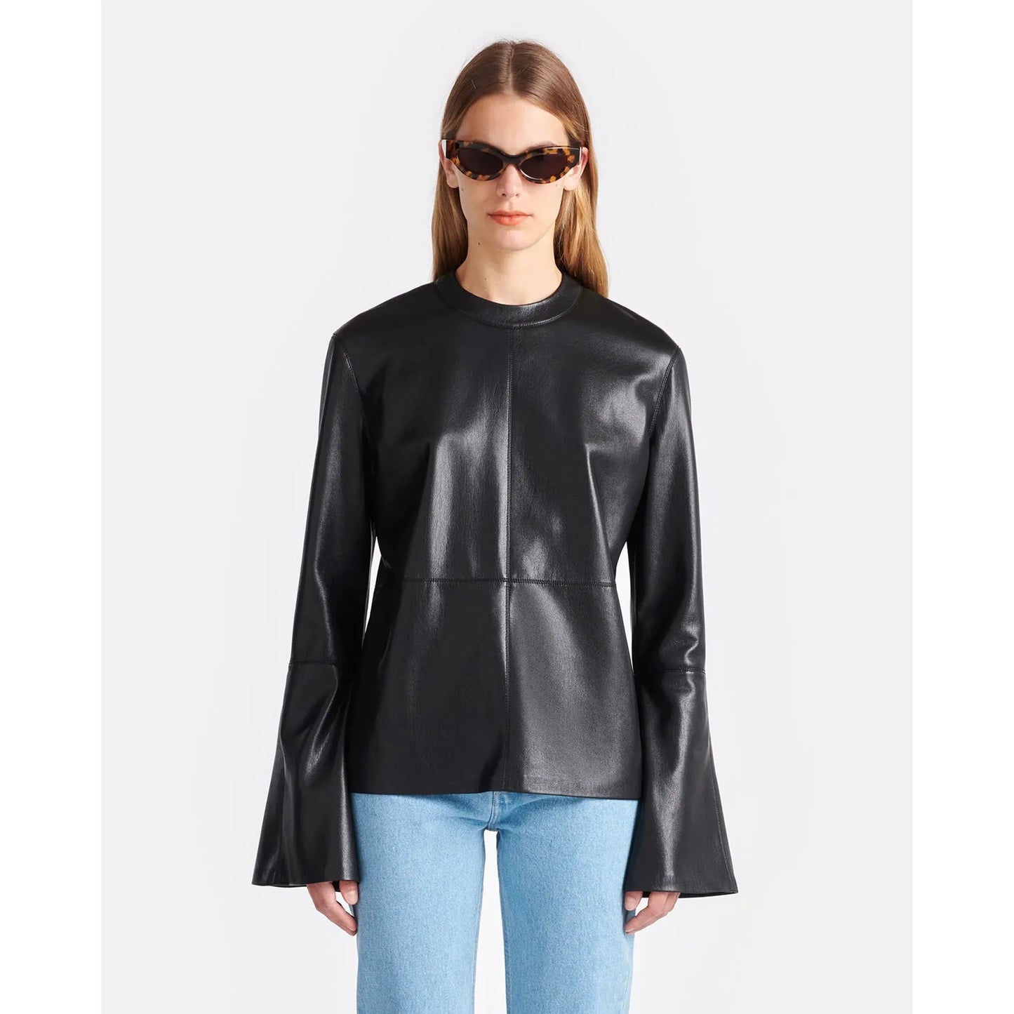 BOLDA ALT-LEATHER TOP