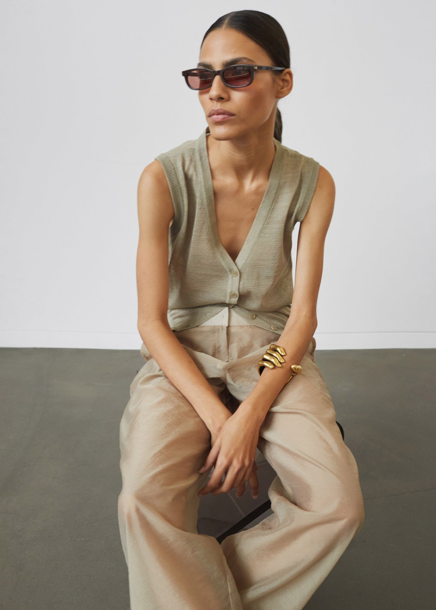 Fern Vest - Beige