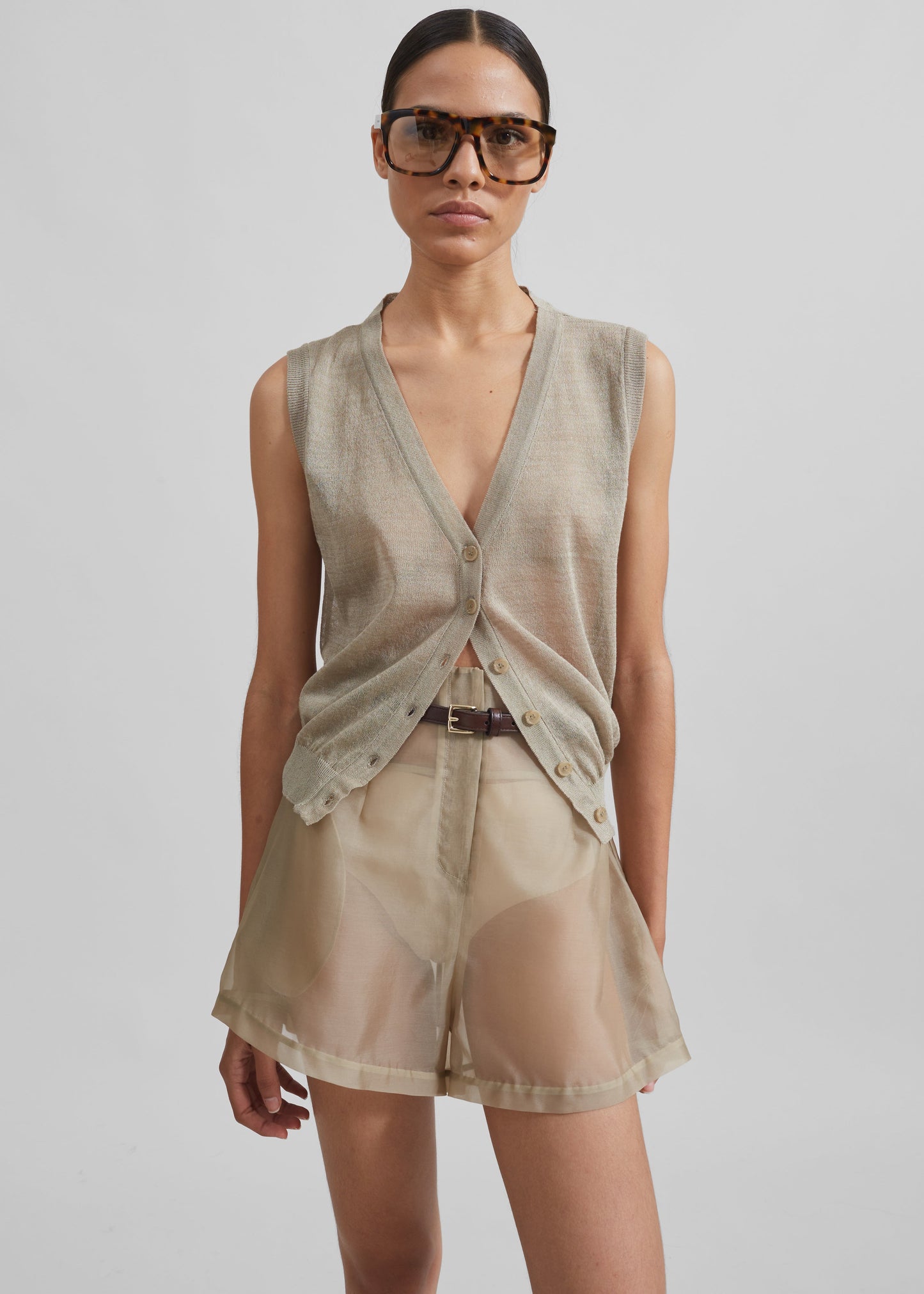 Fern Vest - Beige