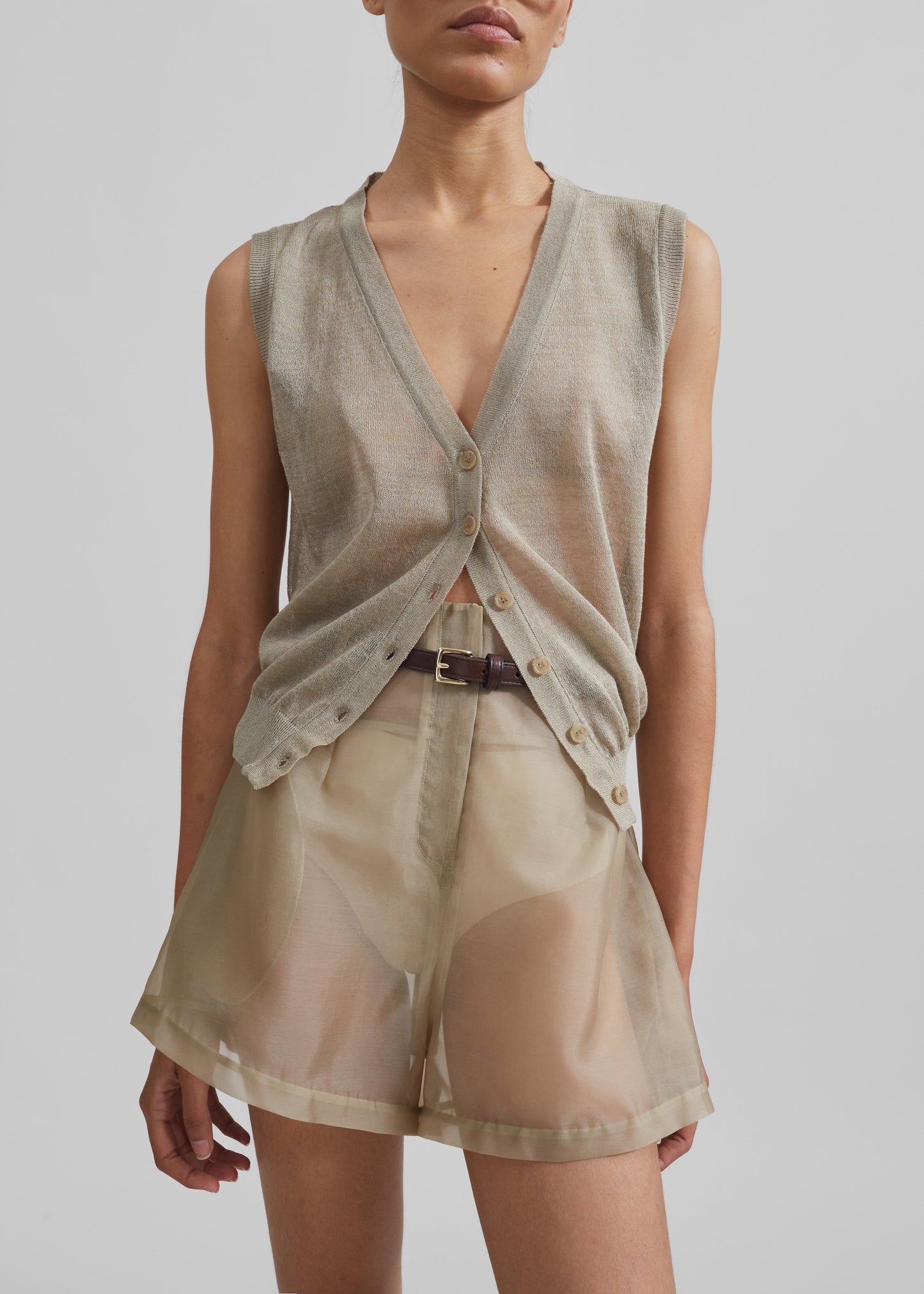 Fern Vest - Beige