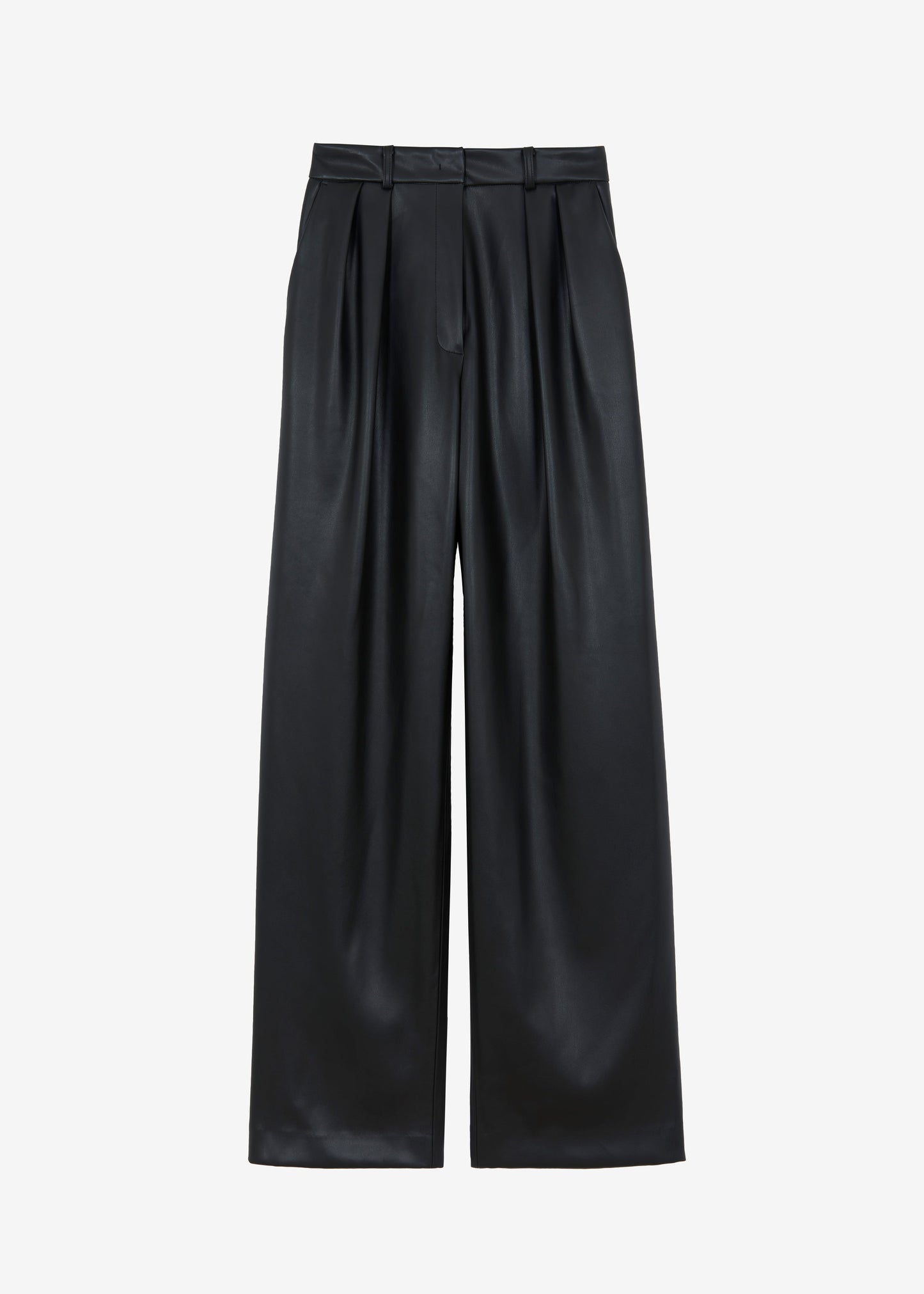 Helsinki Faux Leather Pants - Black