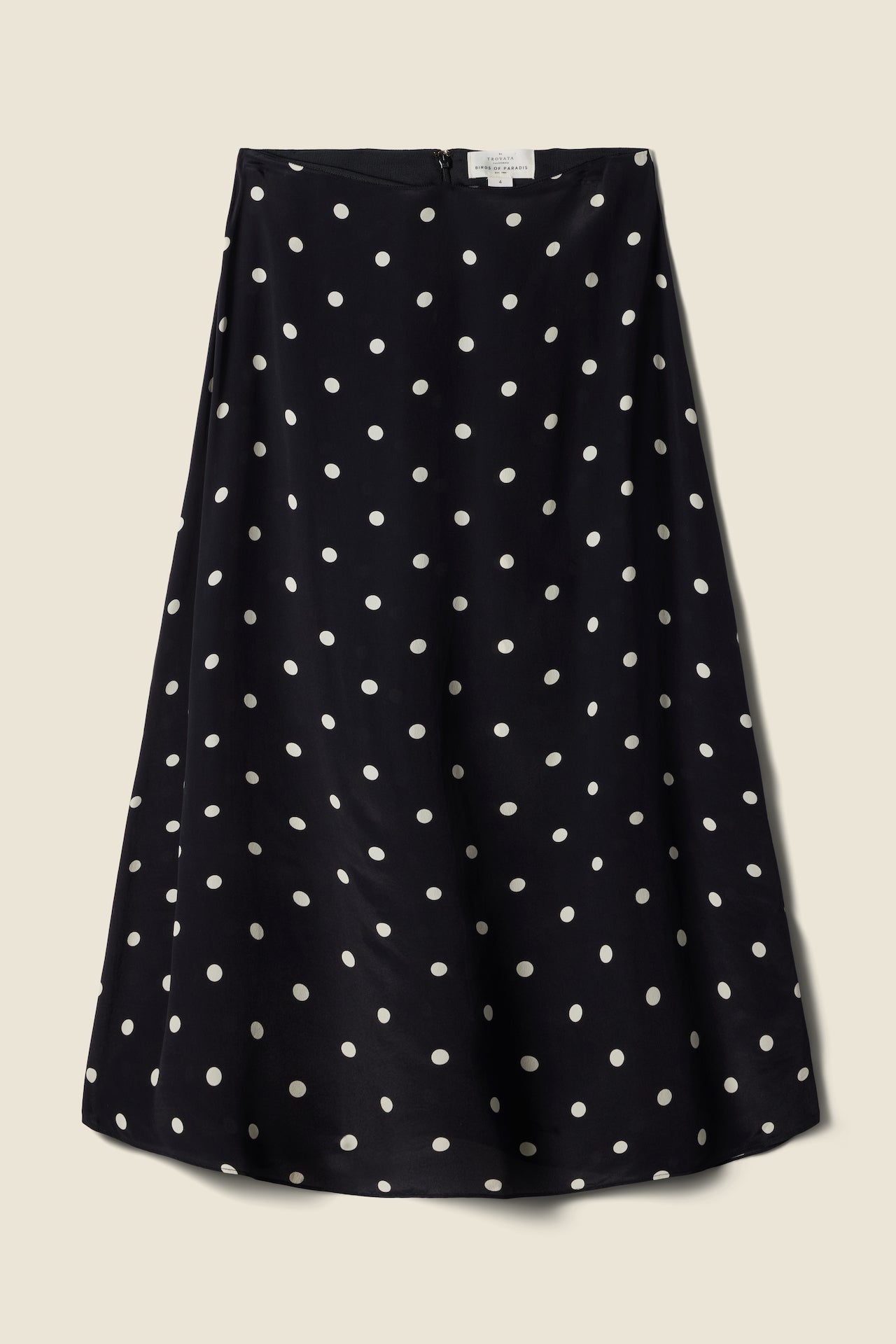 Demi Skirt Black Polka Dots