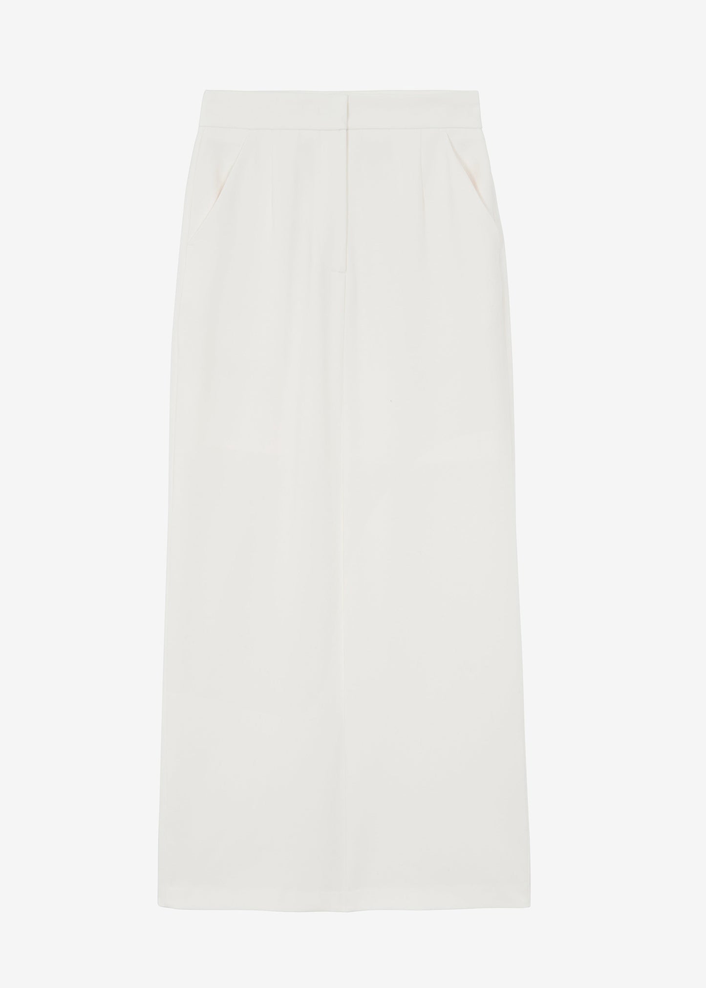 Hollis Back Slit Skirt - Ivory