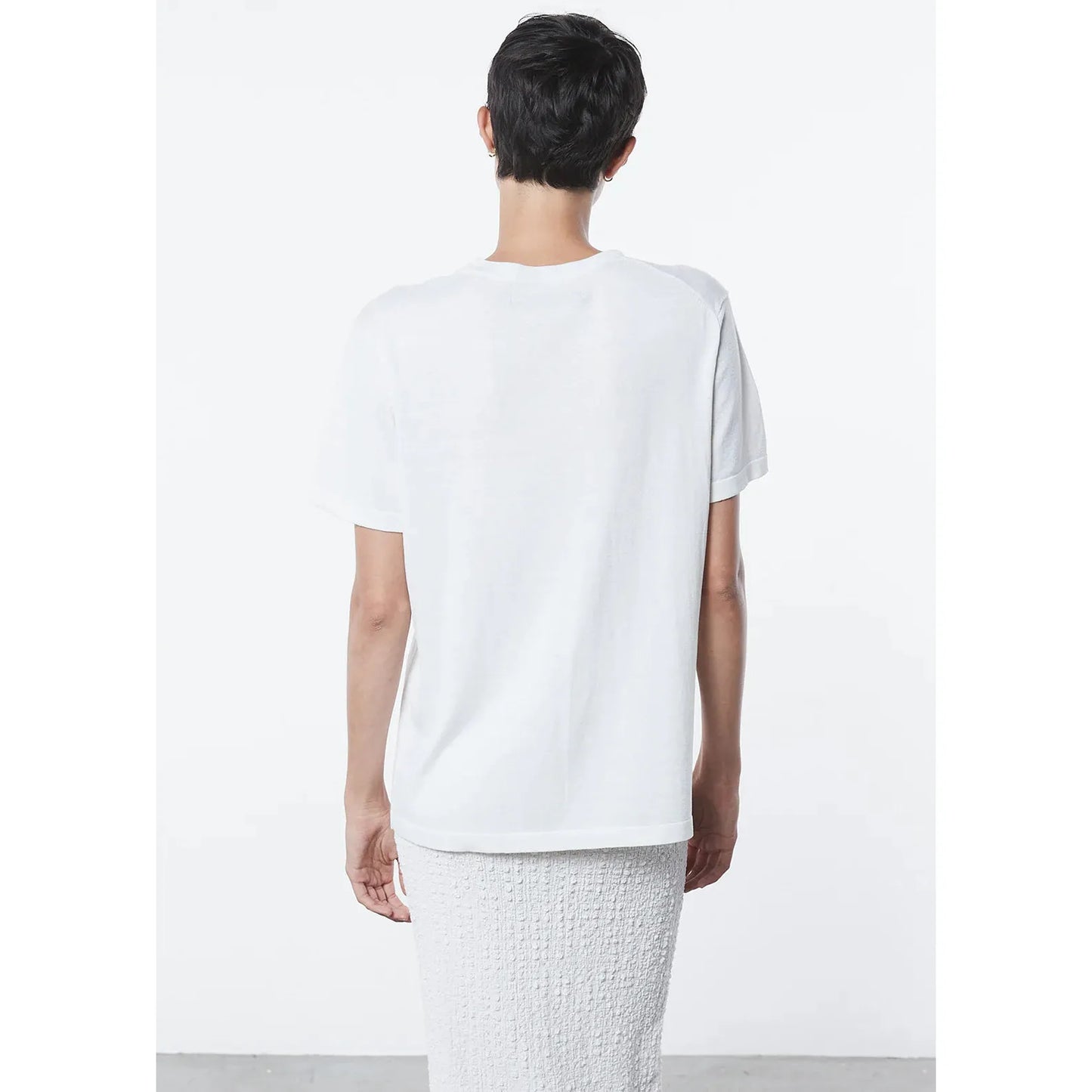 SILK KNIT EASY TEE