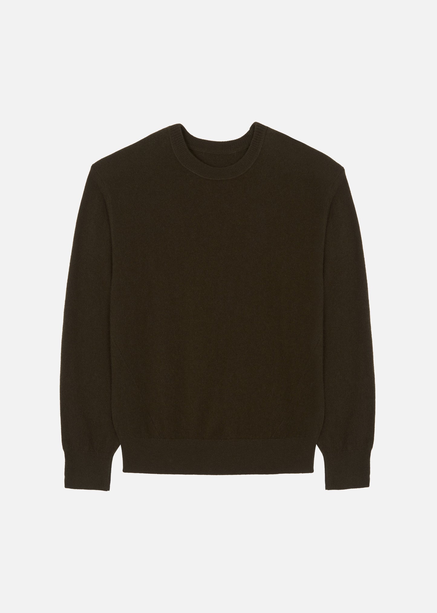 Isar Wool Crewneck Sweater - Khaki