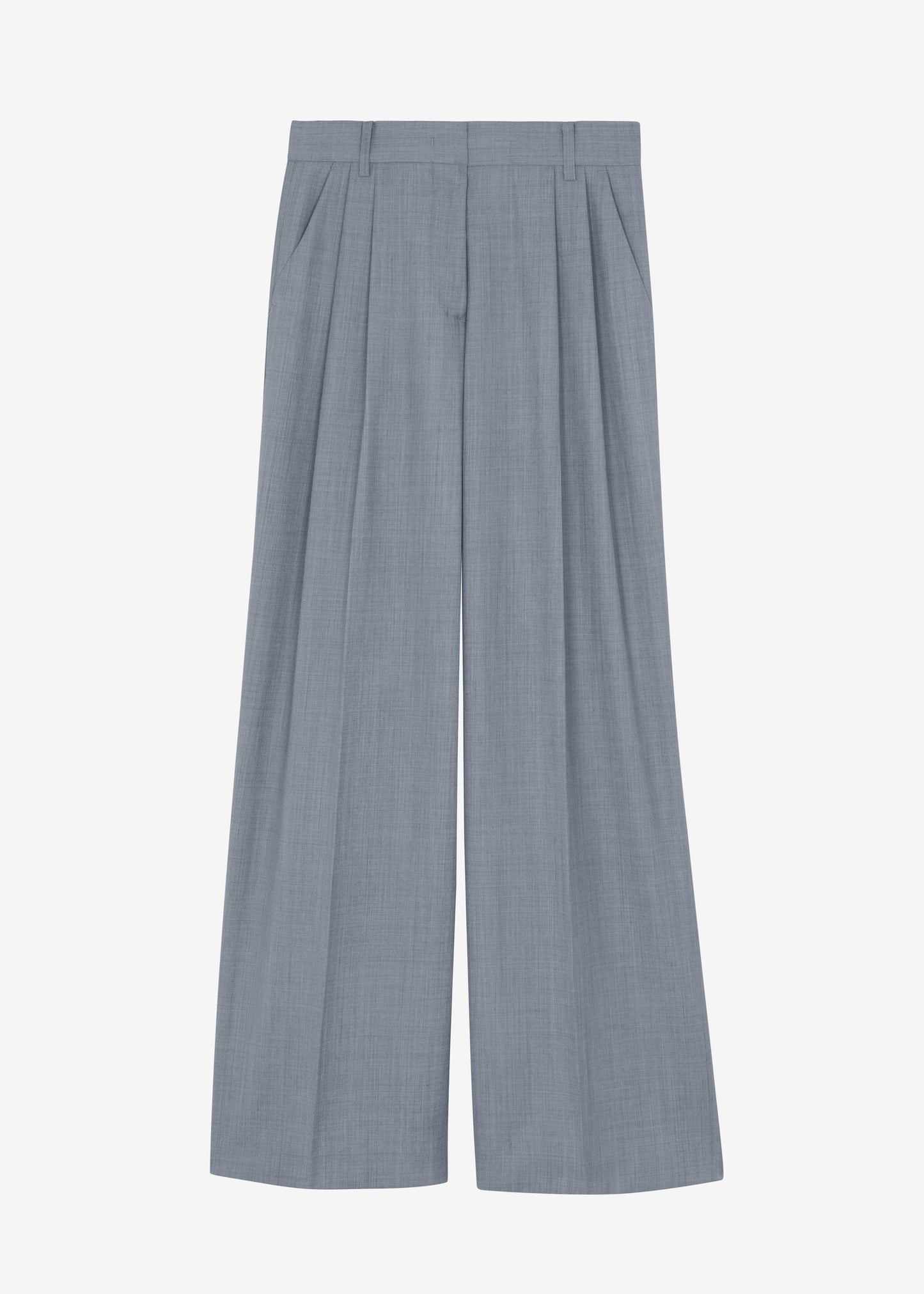 Jorae Pleated Trousers - Grey