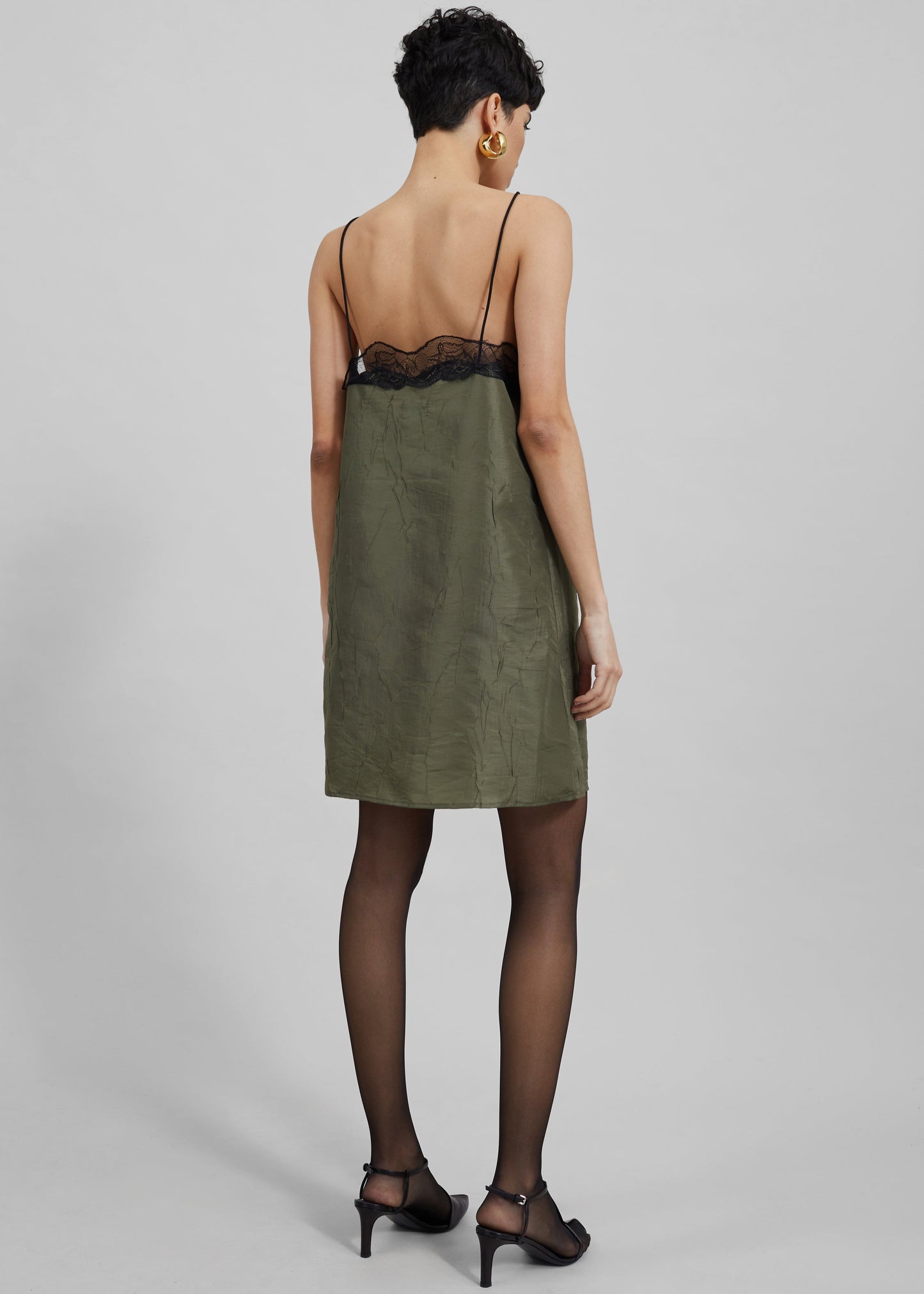 Julia Slip Dress - Khaki