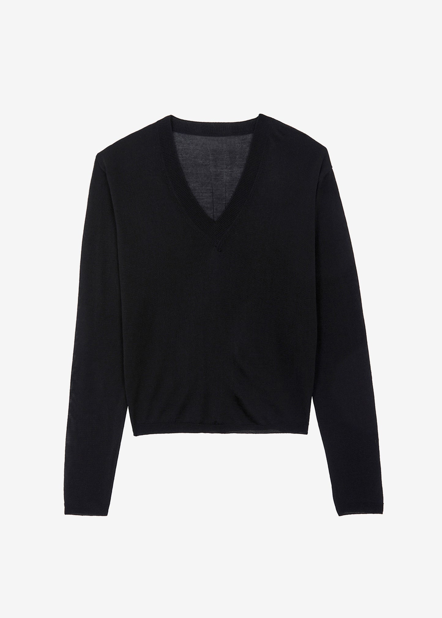 Juro V-Neck Knit - Black