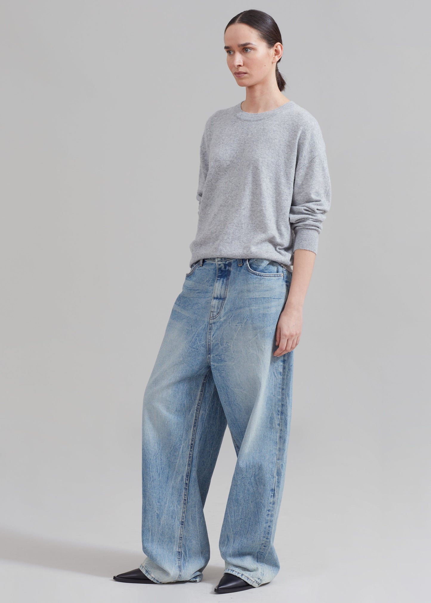 Kane Wide Jeans - Blue Wash