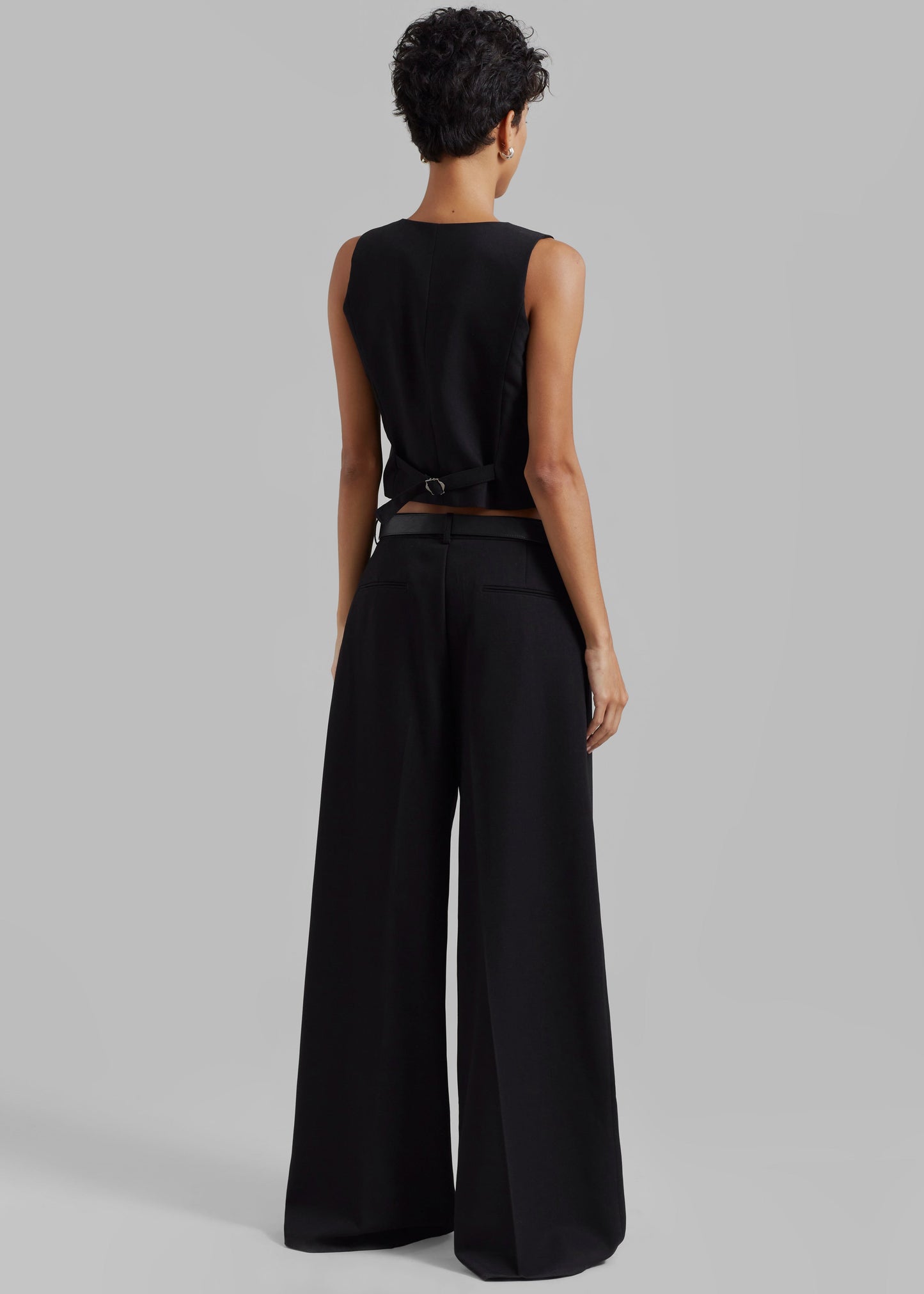 Lillian Wide Trousers - Black