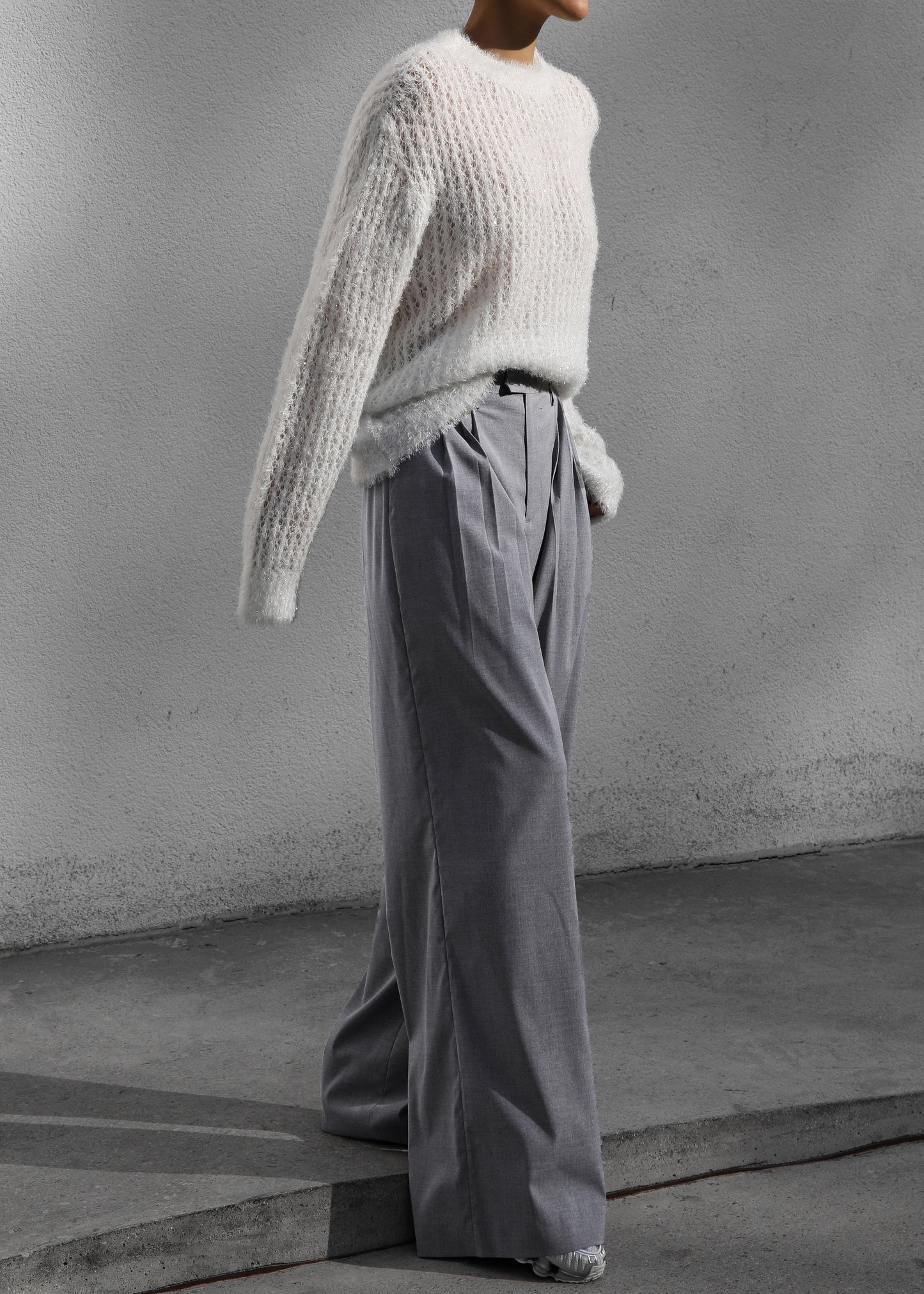 Linna Trousers - Light Grey