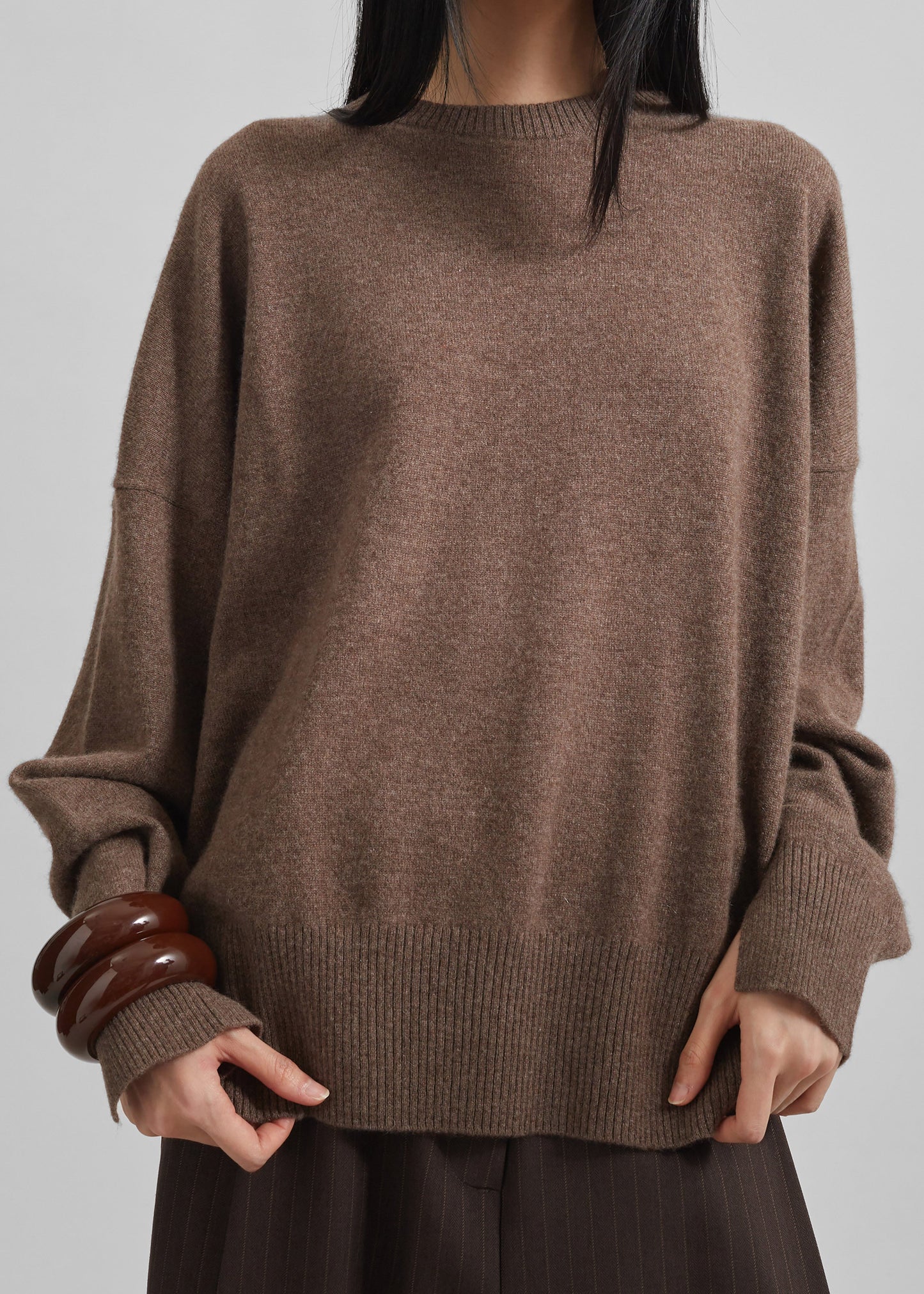 Loulou Studio Anaa Cashmere Sweater - Wood