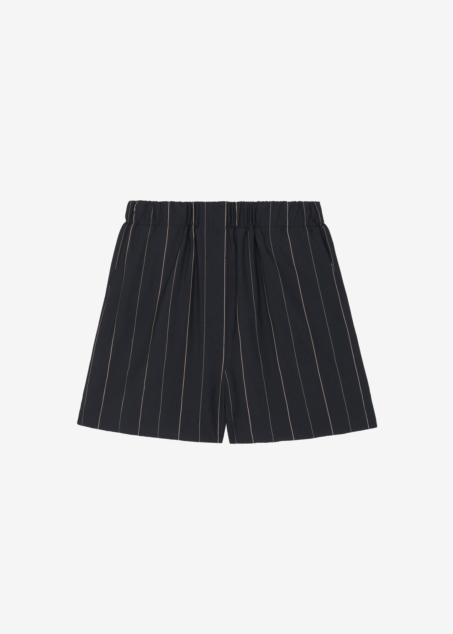 Lui Boxer Shorts - Black/Beige Stripe