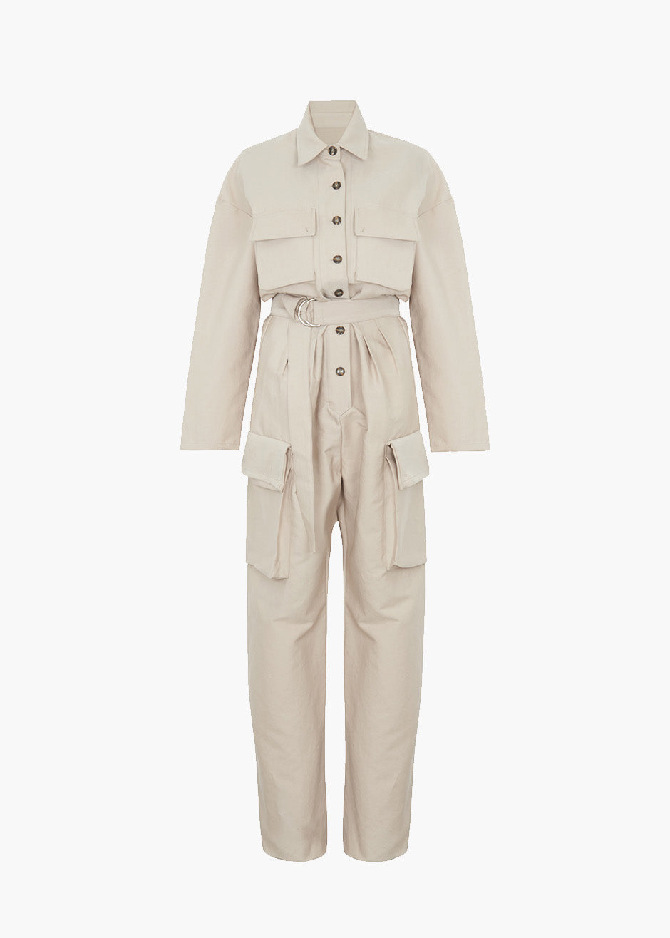 Linda Jumpsuit - Light Beige