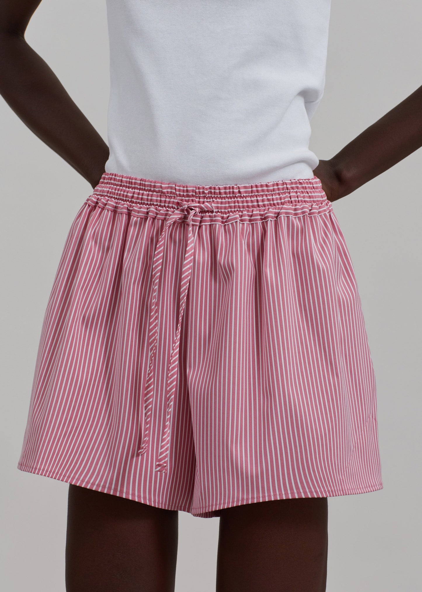 Mai Boxer Shorts - Red/White Stripe