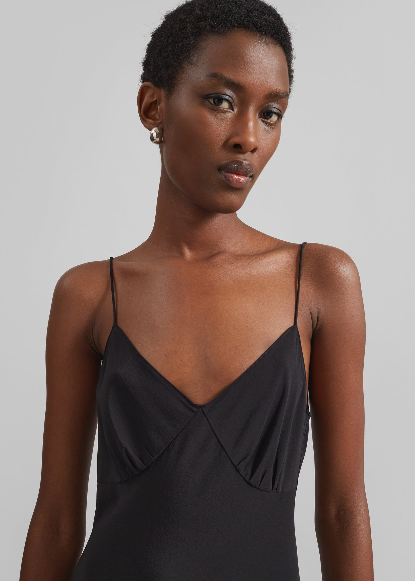 Matteau Low Back Slip Dress - Black