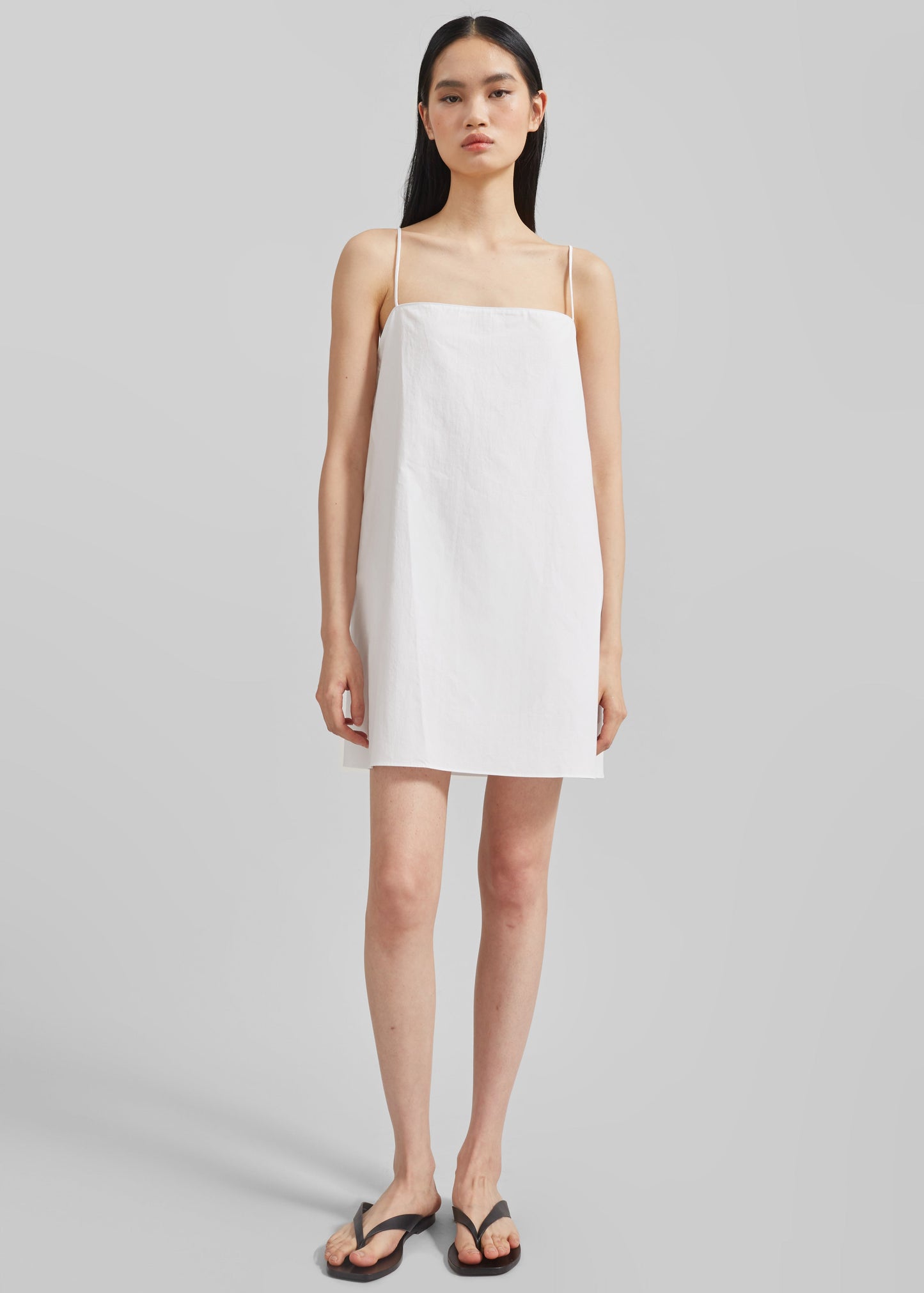 Matteau Square Cami Mini Dress - White