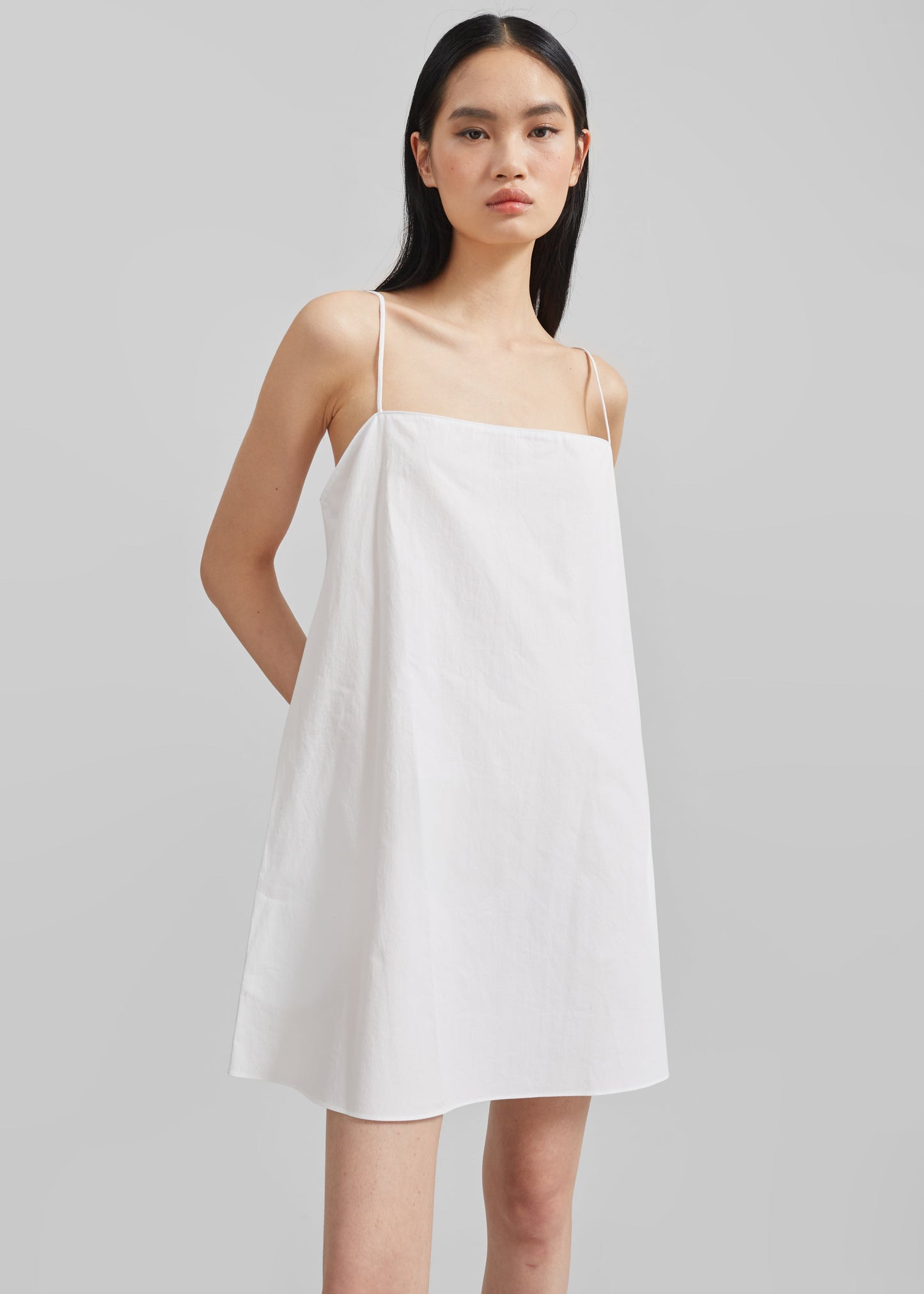 Matteau Square Cami Mini Dress - White