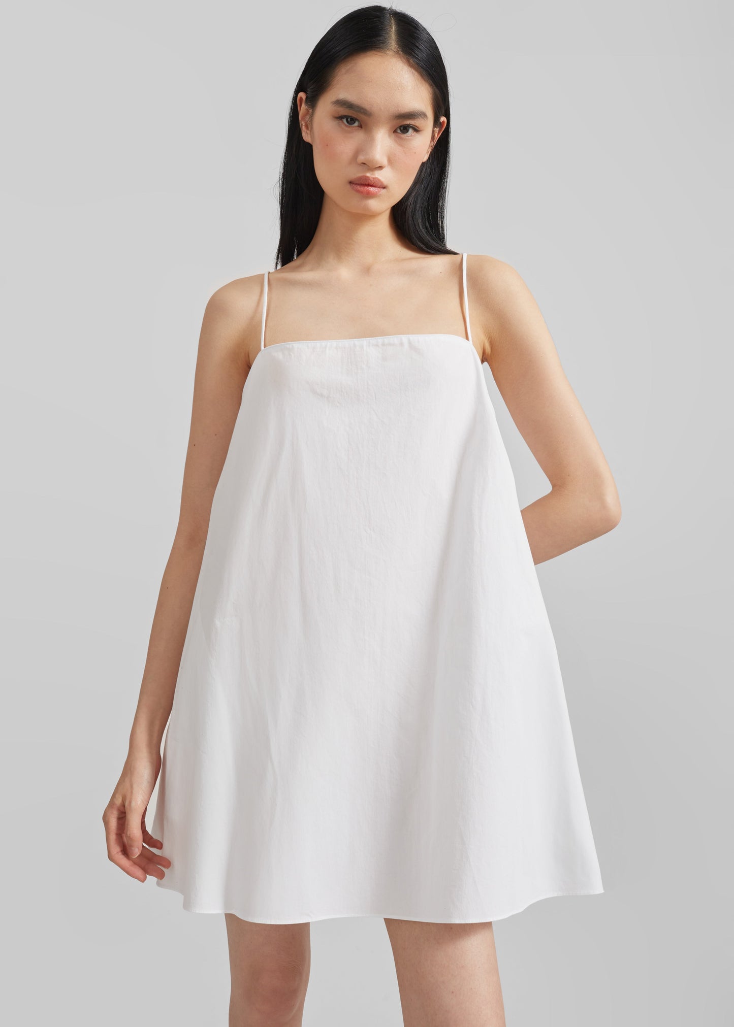 Matteau Square Cami Mini Dress - White