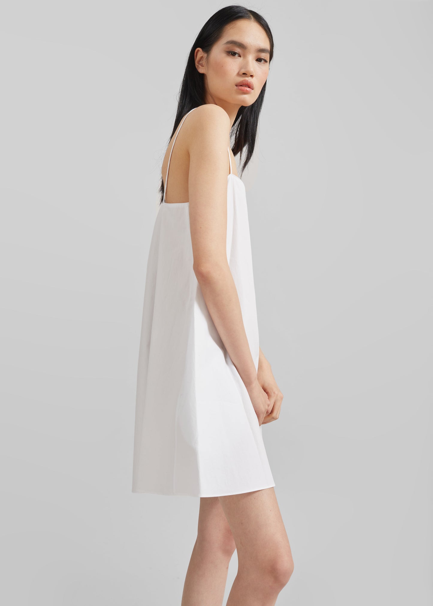 Matteau Square Cami Mini Dress - White