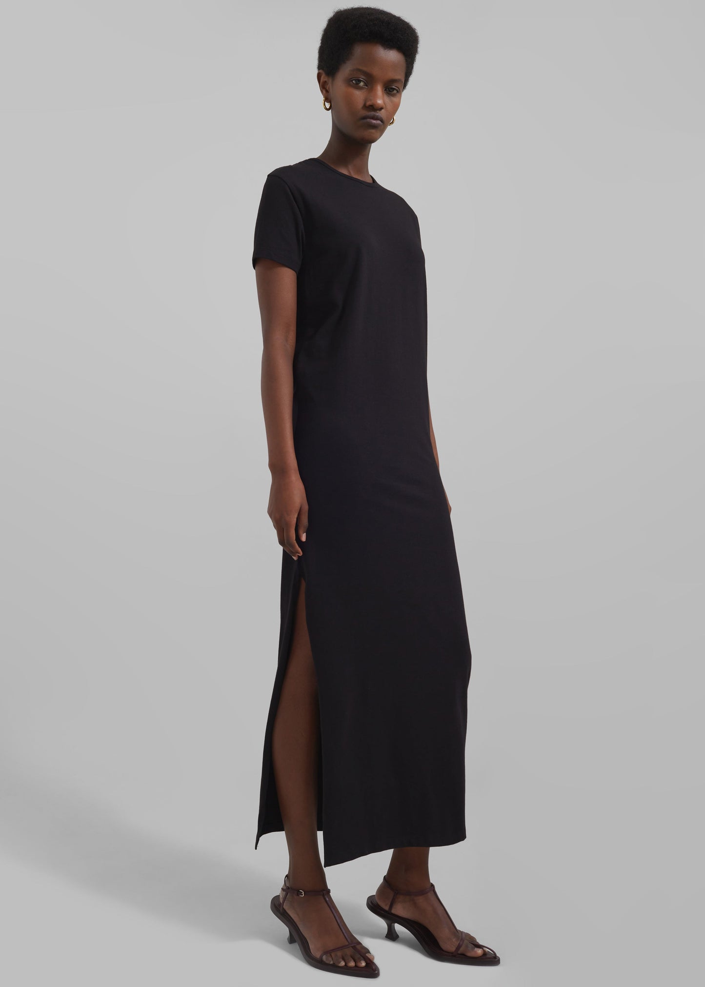 Maya T-Shirt Dress - Black