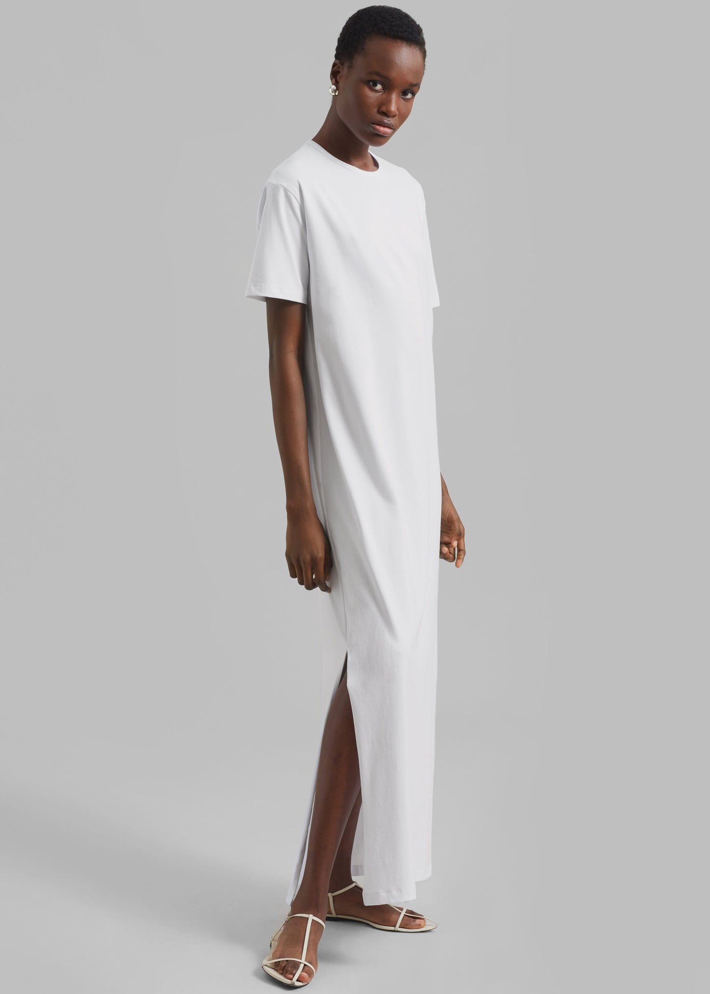 Maya T-Shirt Dress - White