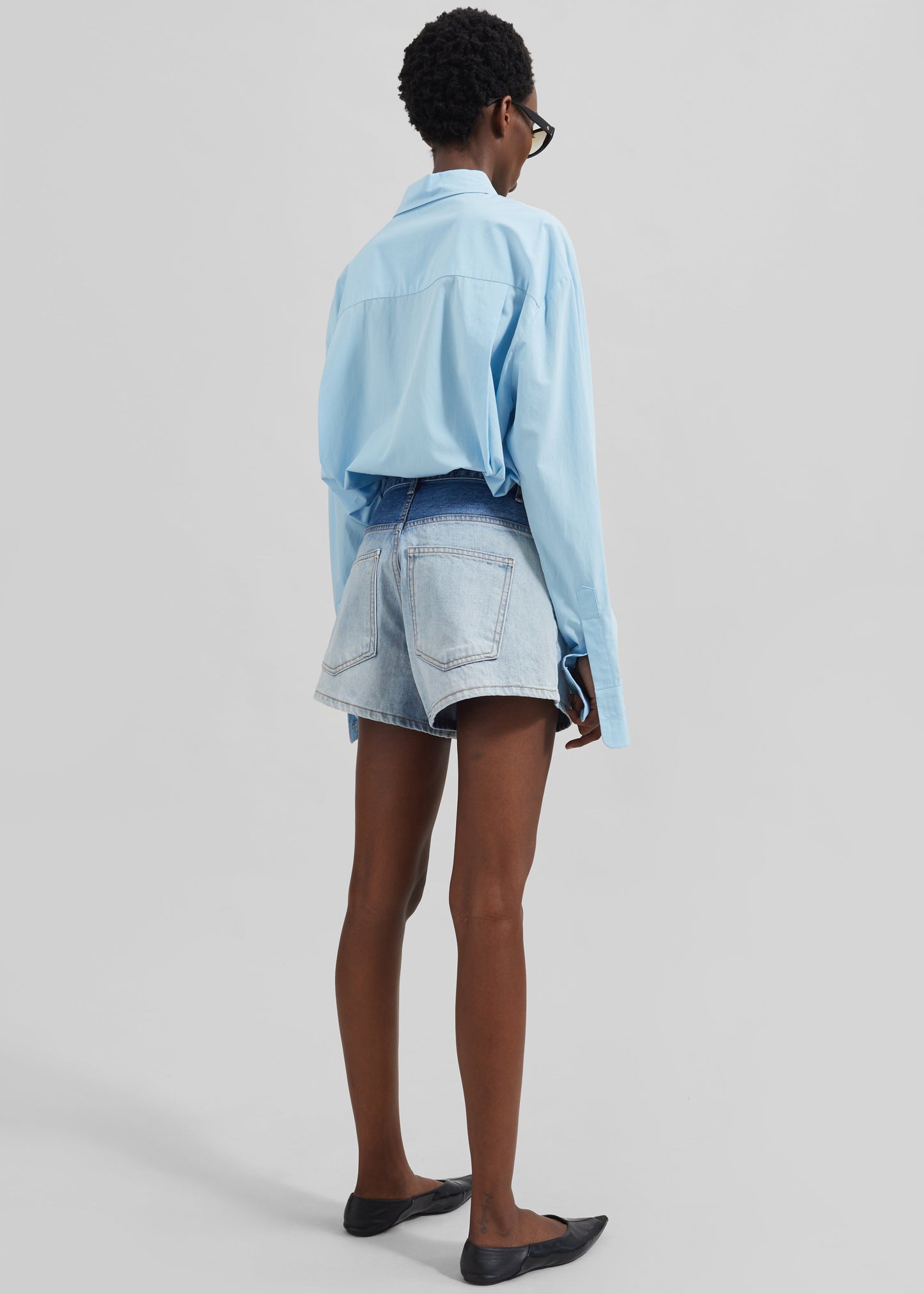 Melina Denim Shorts - Light Wash