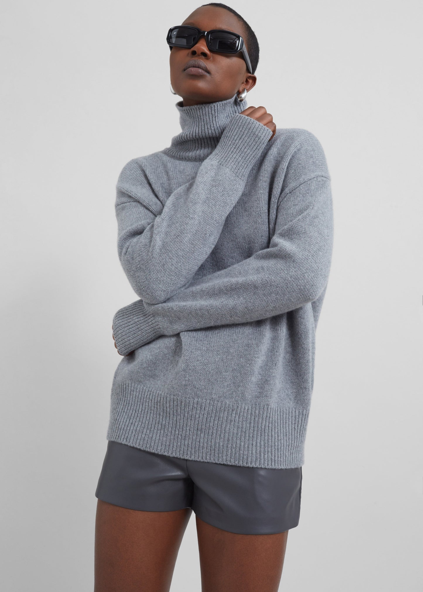 Milani Wool Turtleneck - Grey