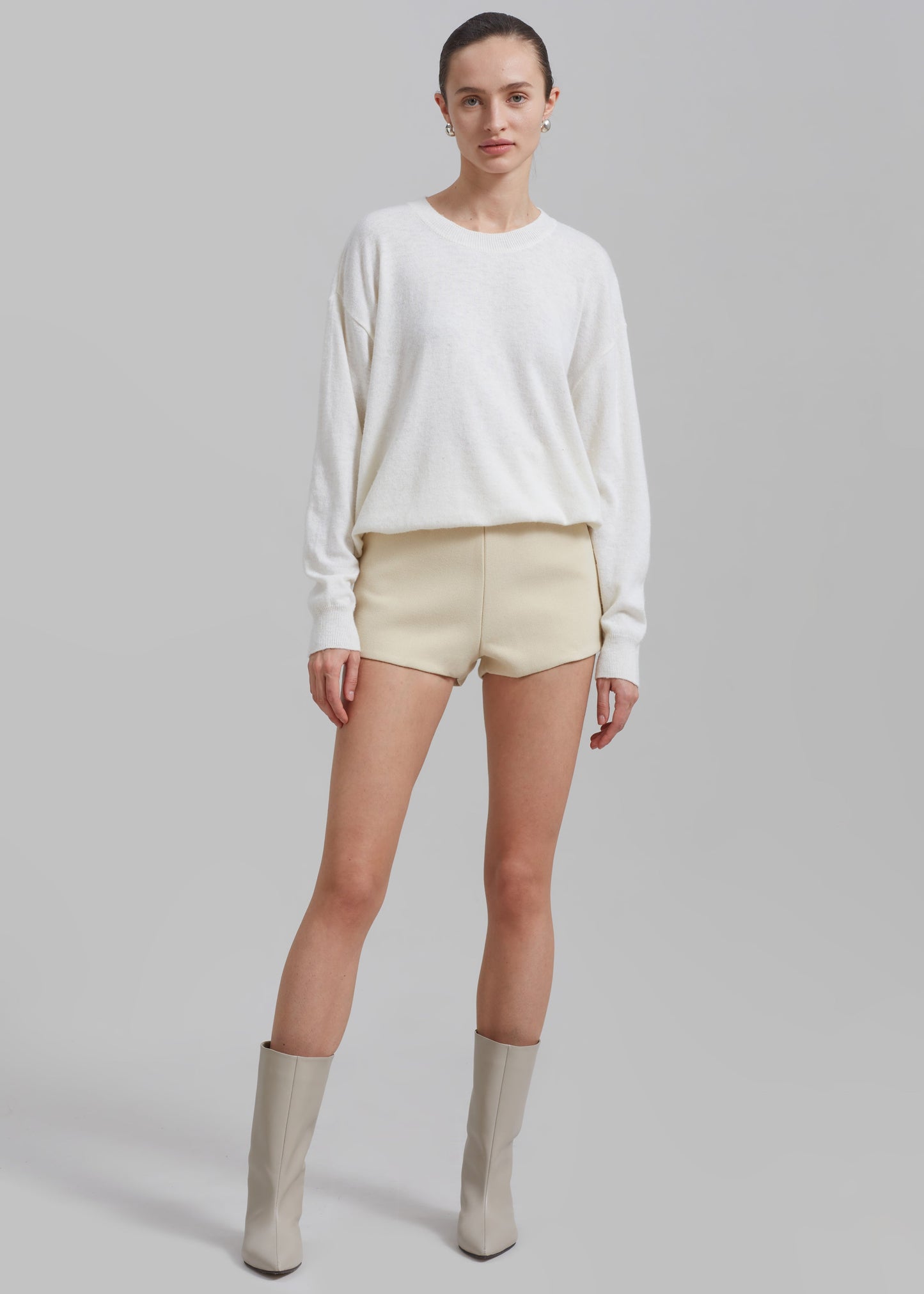 Mira Hot Pants - Cream