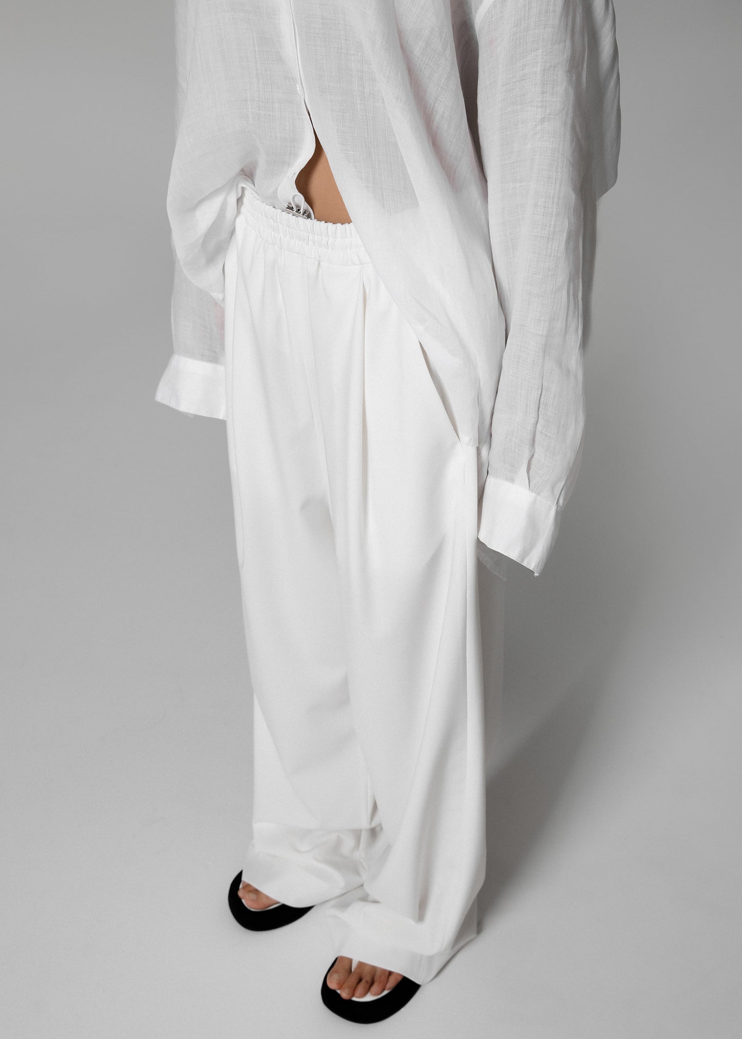 Neva Wide Trousers - White