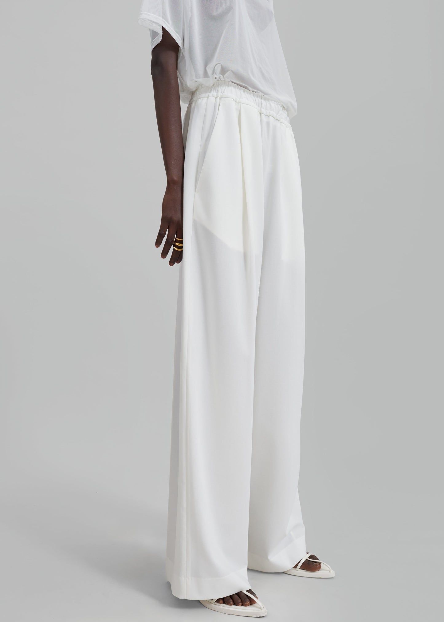 Neva Wide Trousers - White