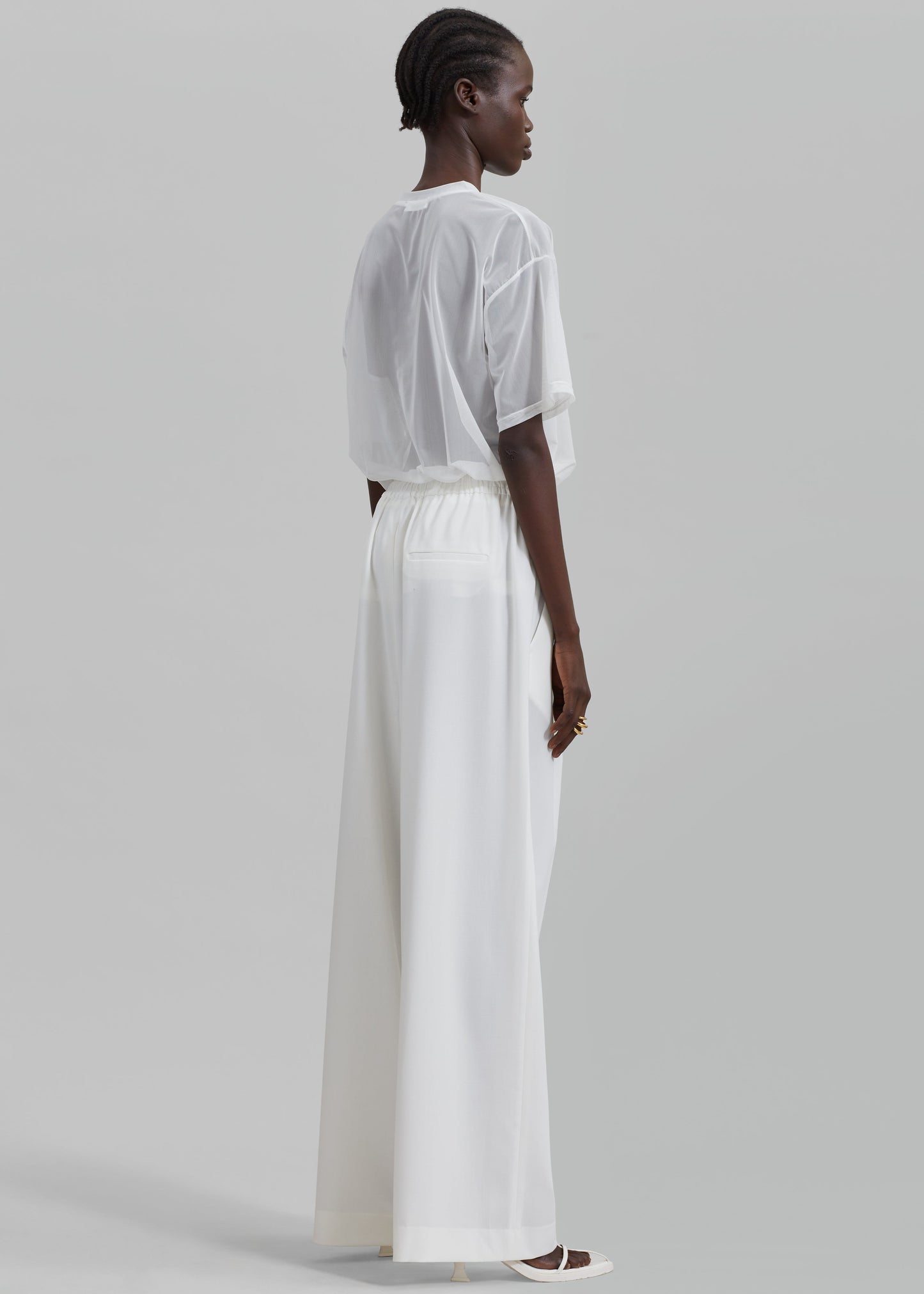 Neva Wide Trousers - White