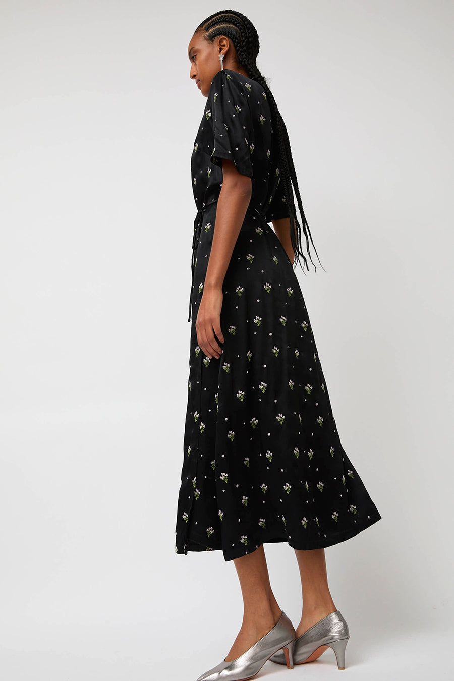 No.6 Lola Dress in Black Embroidered