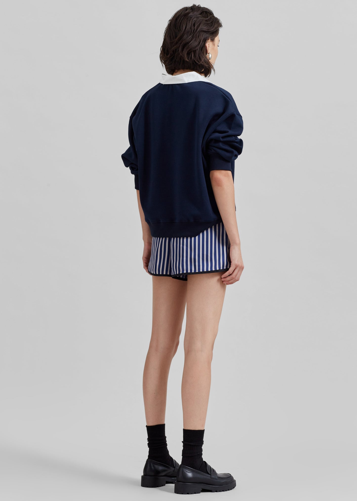 Oradea Striped Shorts - Blue/Pink