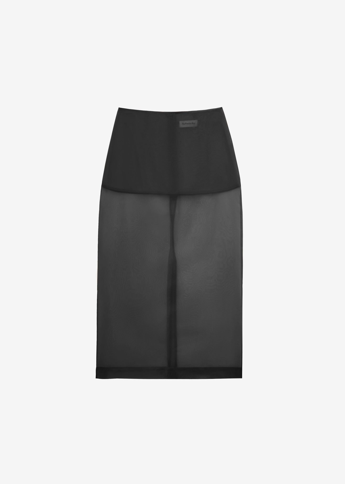 Peri Sheer Midi Skirt - Black