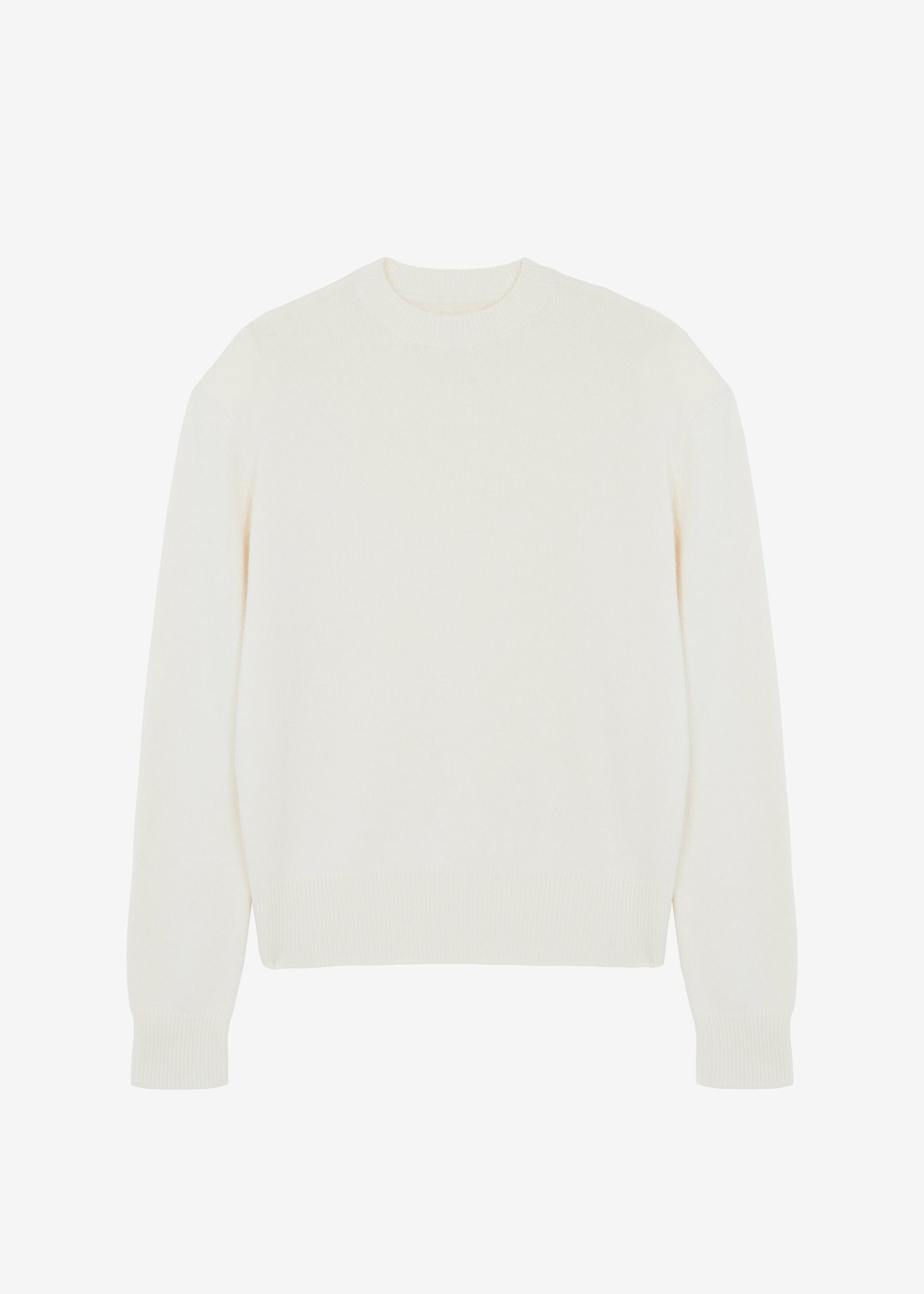 Rafaela Padded Knit Sweater - Ivory