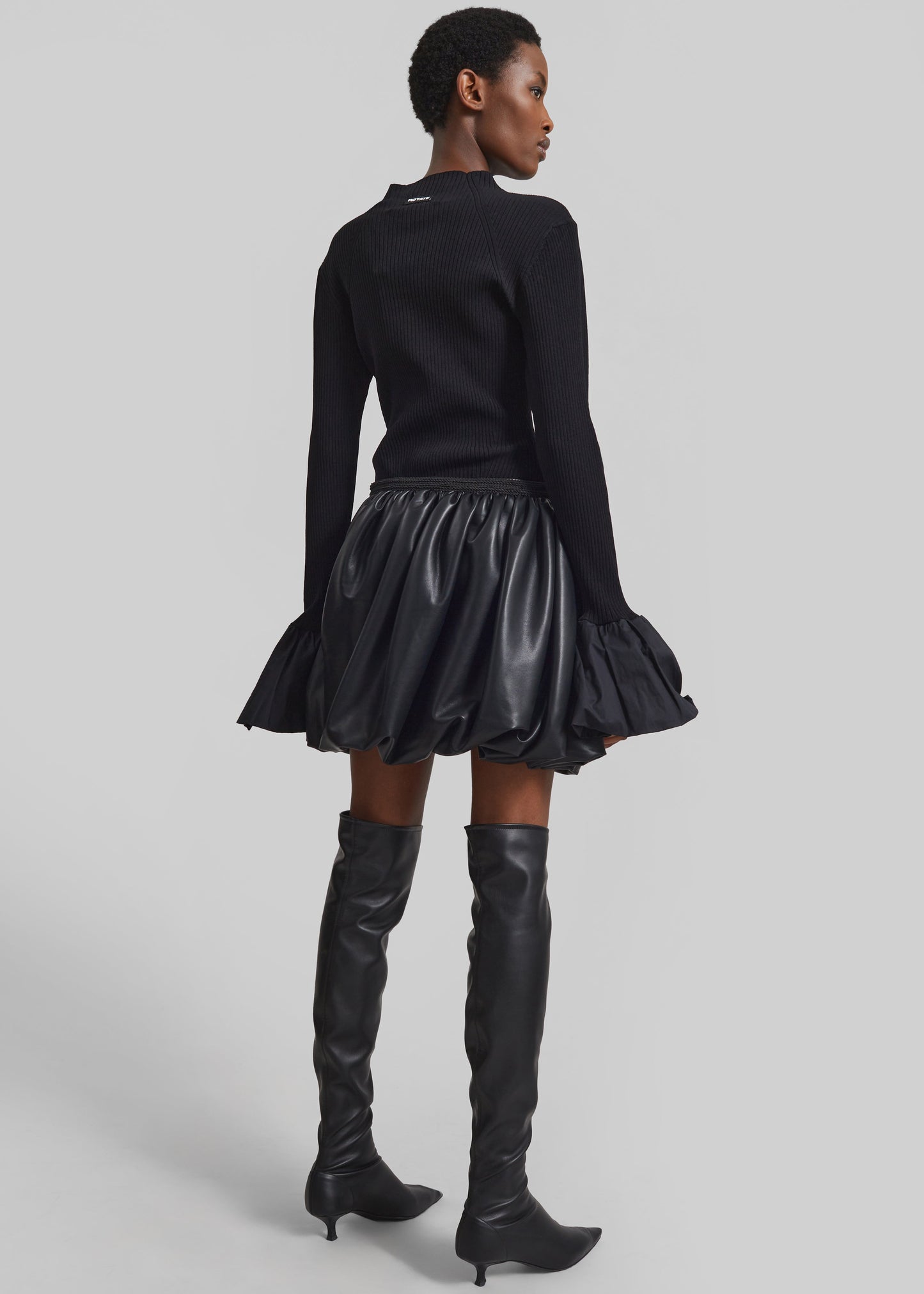 Rotate Balloon Skirt - Black