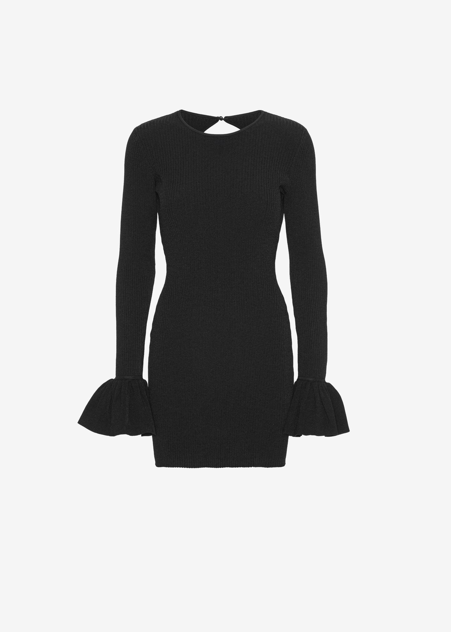 Rotate Knit Mini Cutout Dress - Black