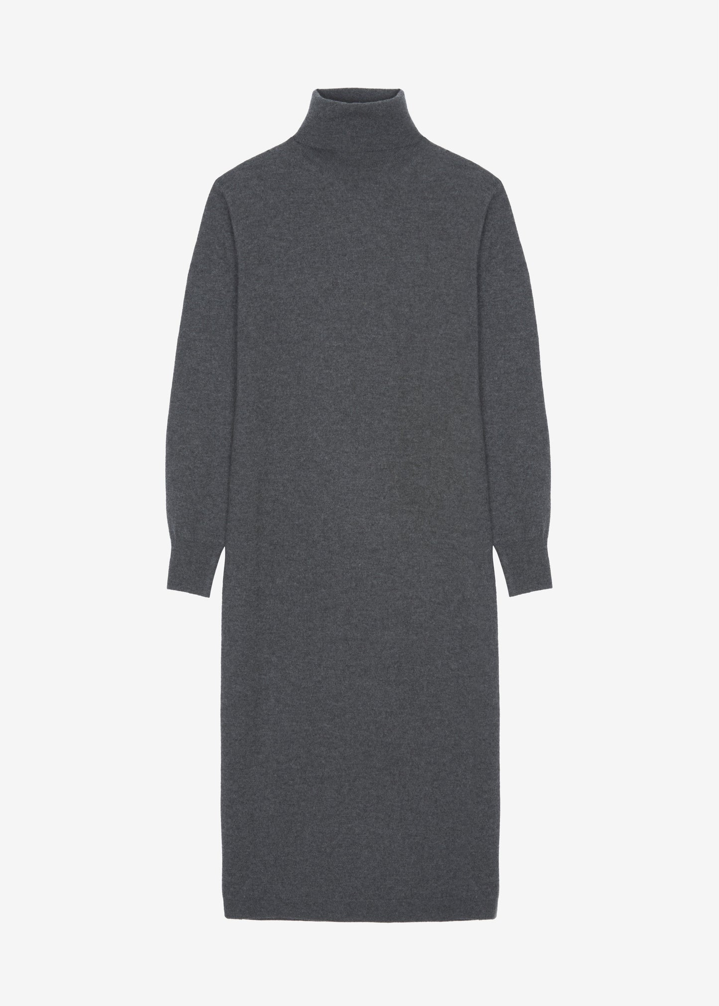 Ruelle Turtleneck Knit Dress - Grey