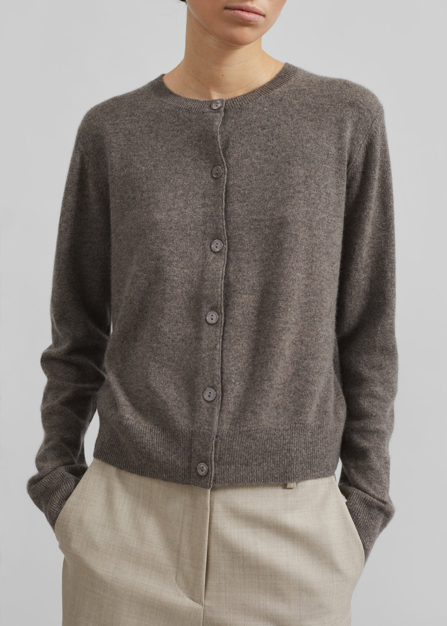 Samsøe Samsøe Saboston Cardigan - Grey Blue Melange