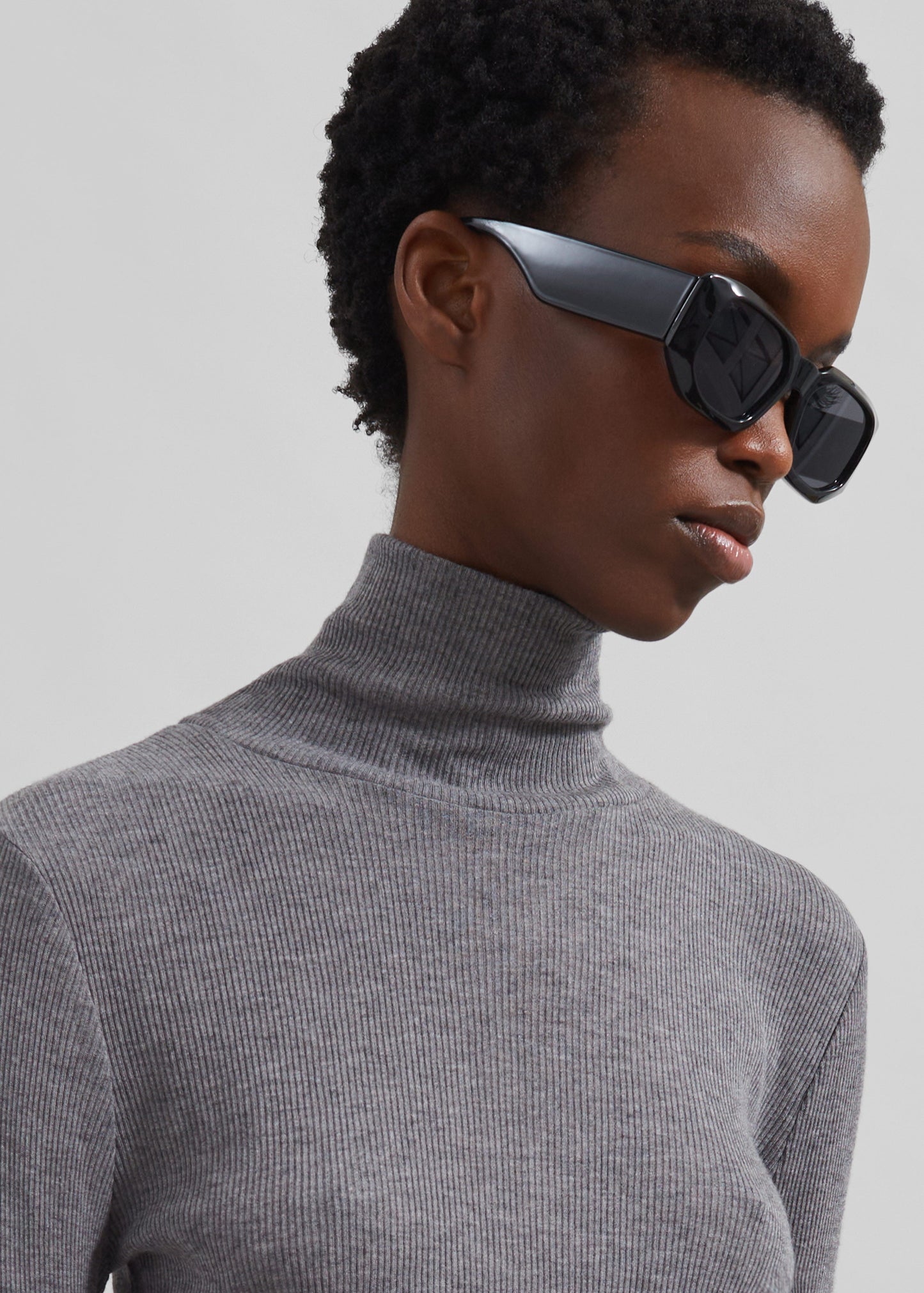 Samsøe Samsøe Sasonnet Turtleneck - Mid Grey Melange