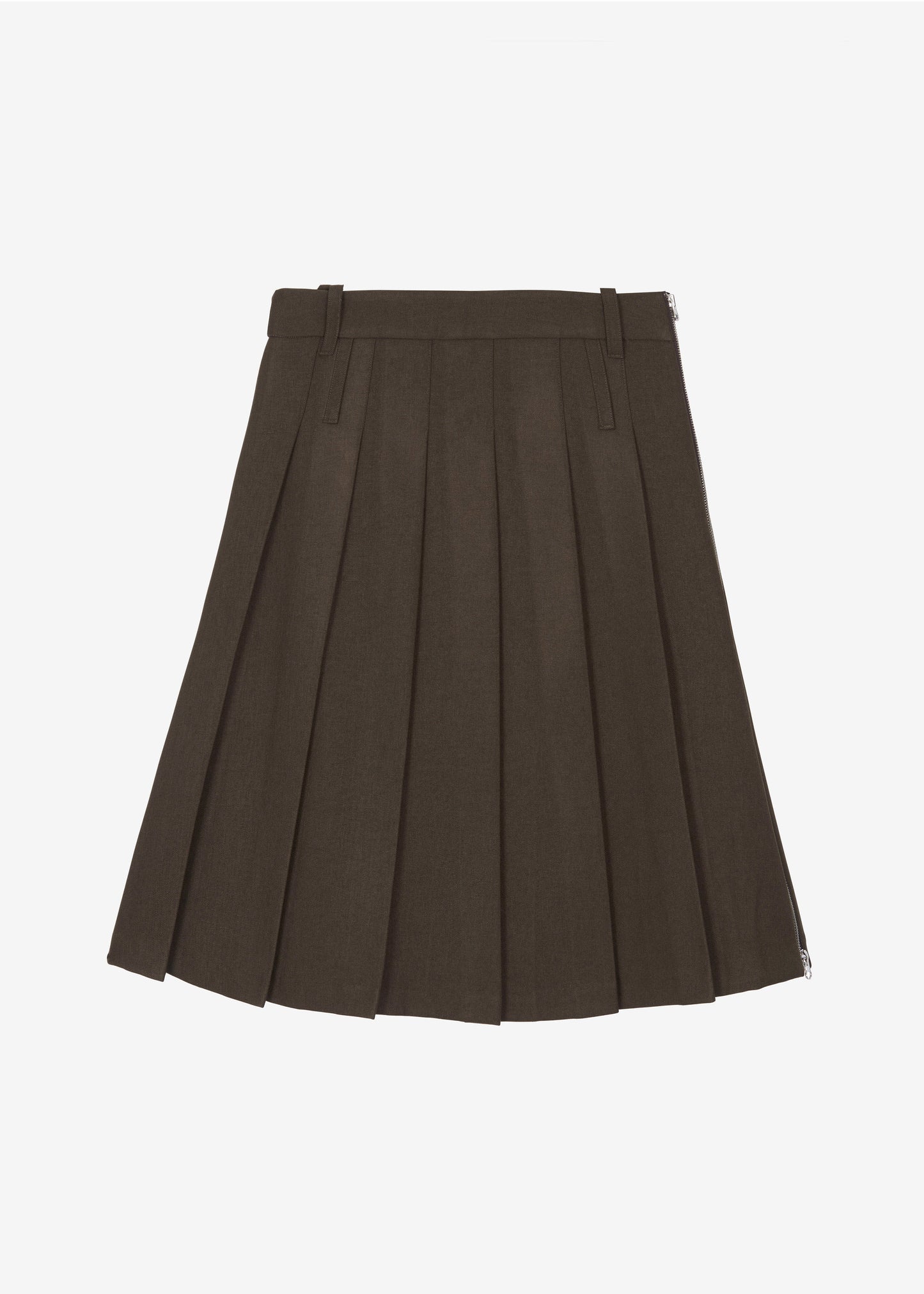 Sarina Pleated Skirt - Brown