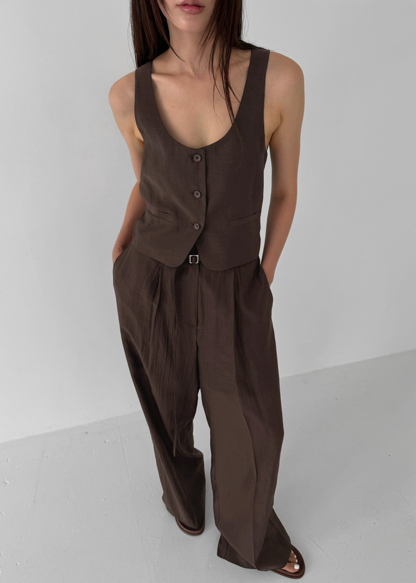 Selene Trousers - Chocolate