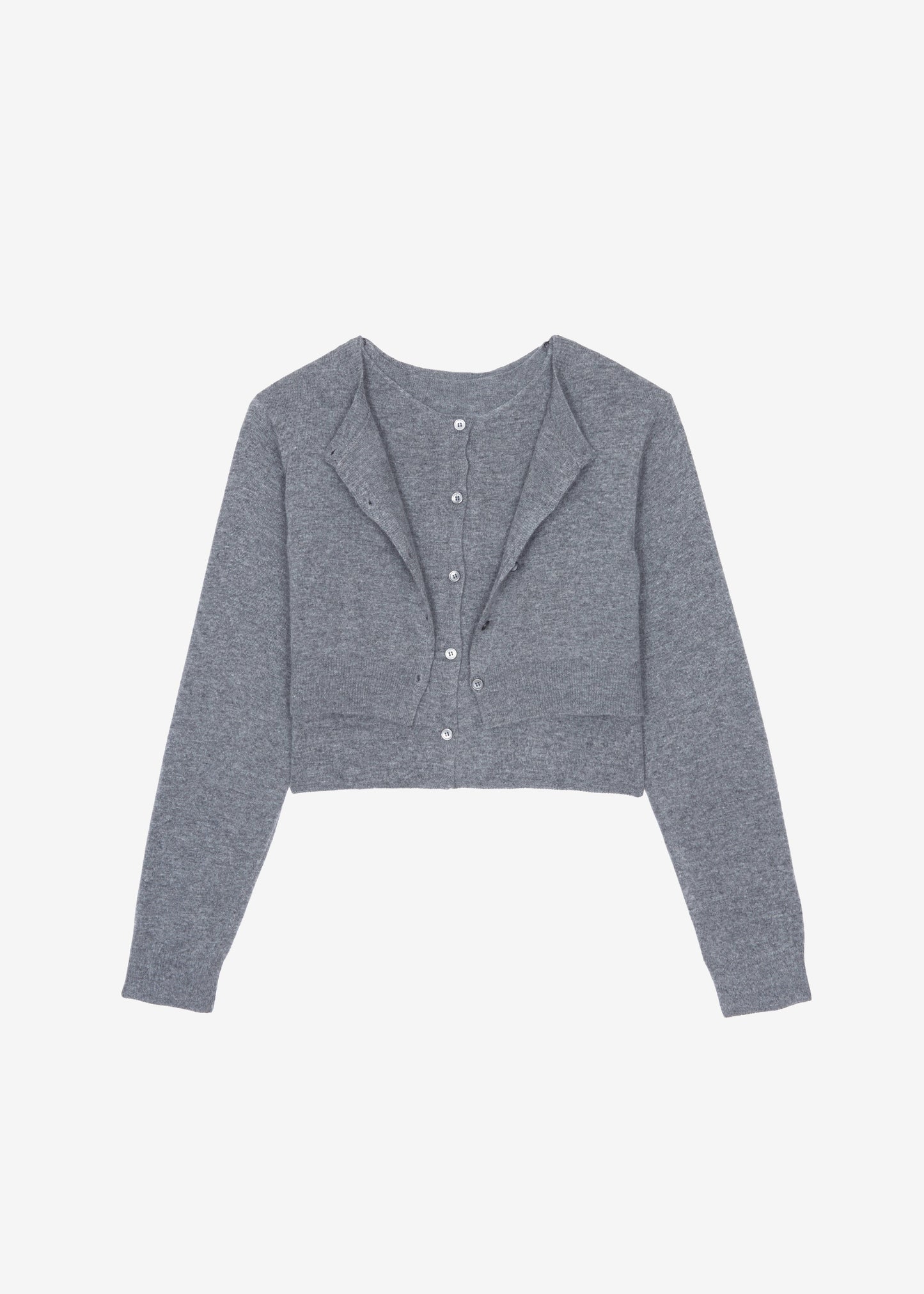 Simi Layered Cardigan - Grey