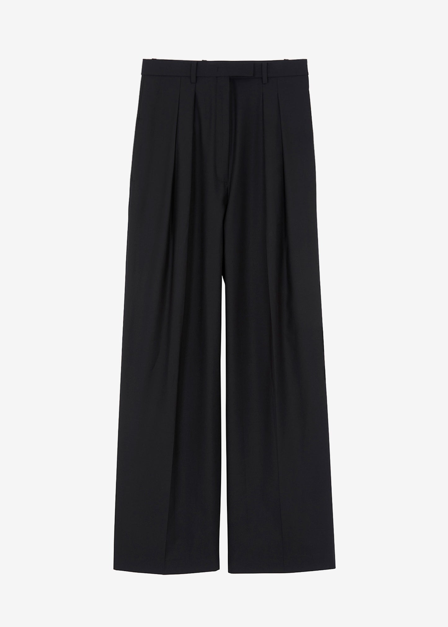 Sion Pintuck Trousers - Black