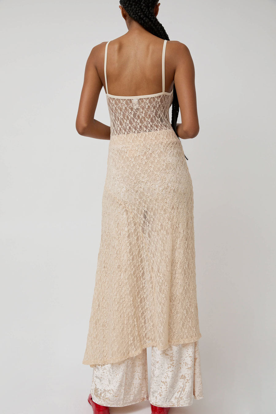 Simone Wild Camisole Dress in Ivory