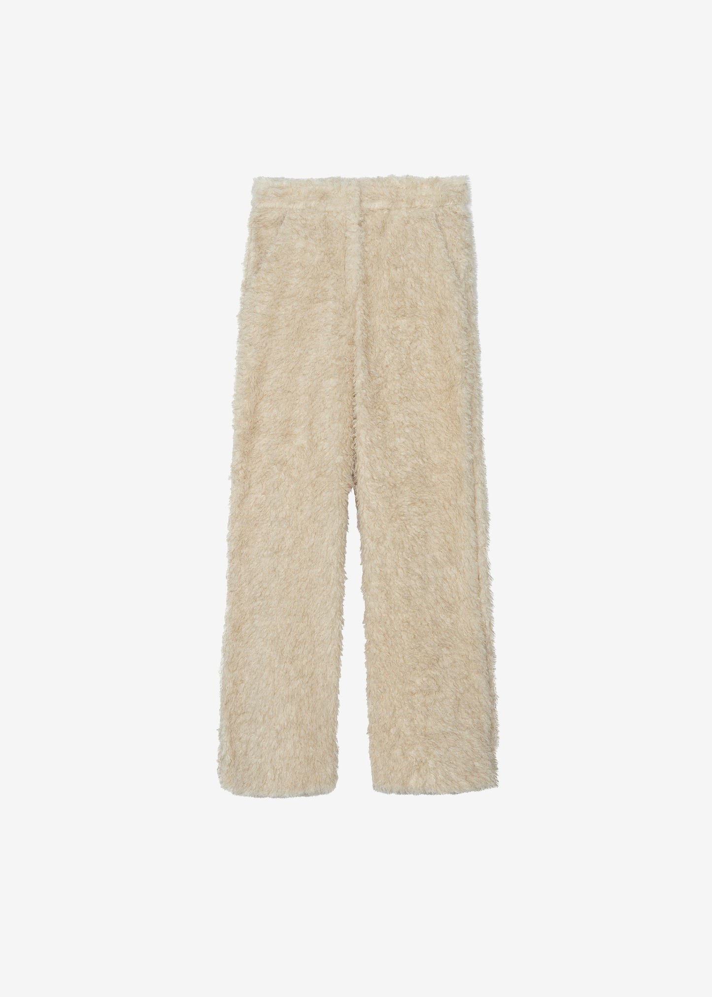 Verbie Furry Pants - Cream