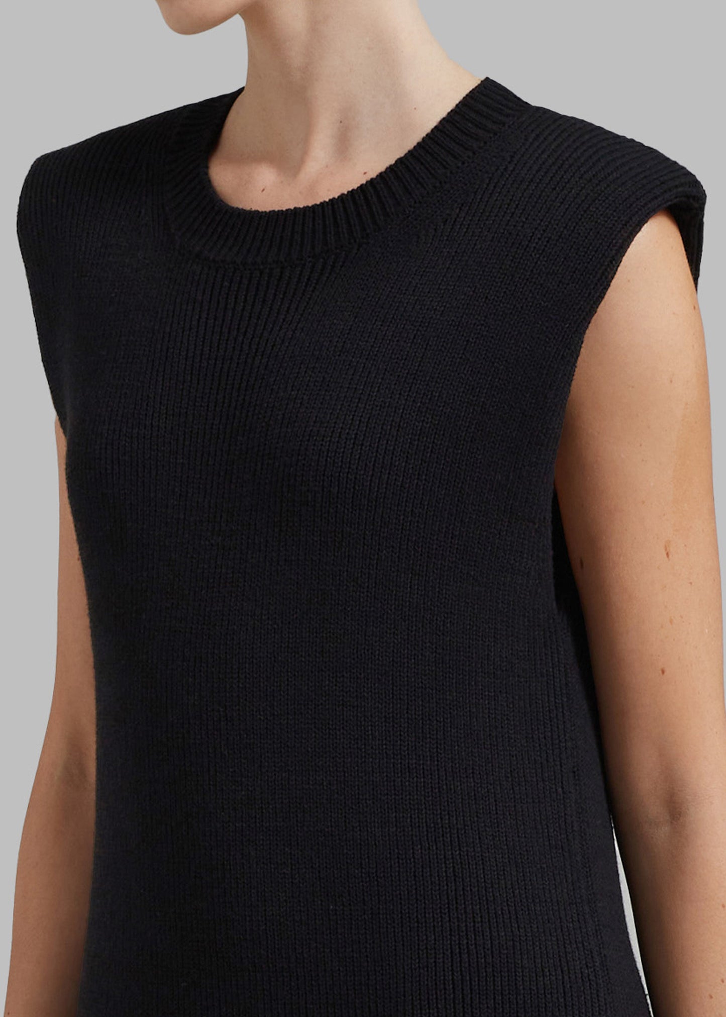 Wren Sleeveless Knit Dress - Black