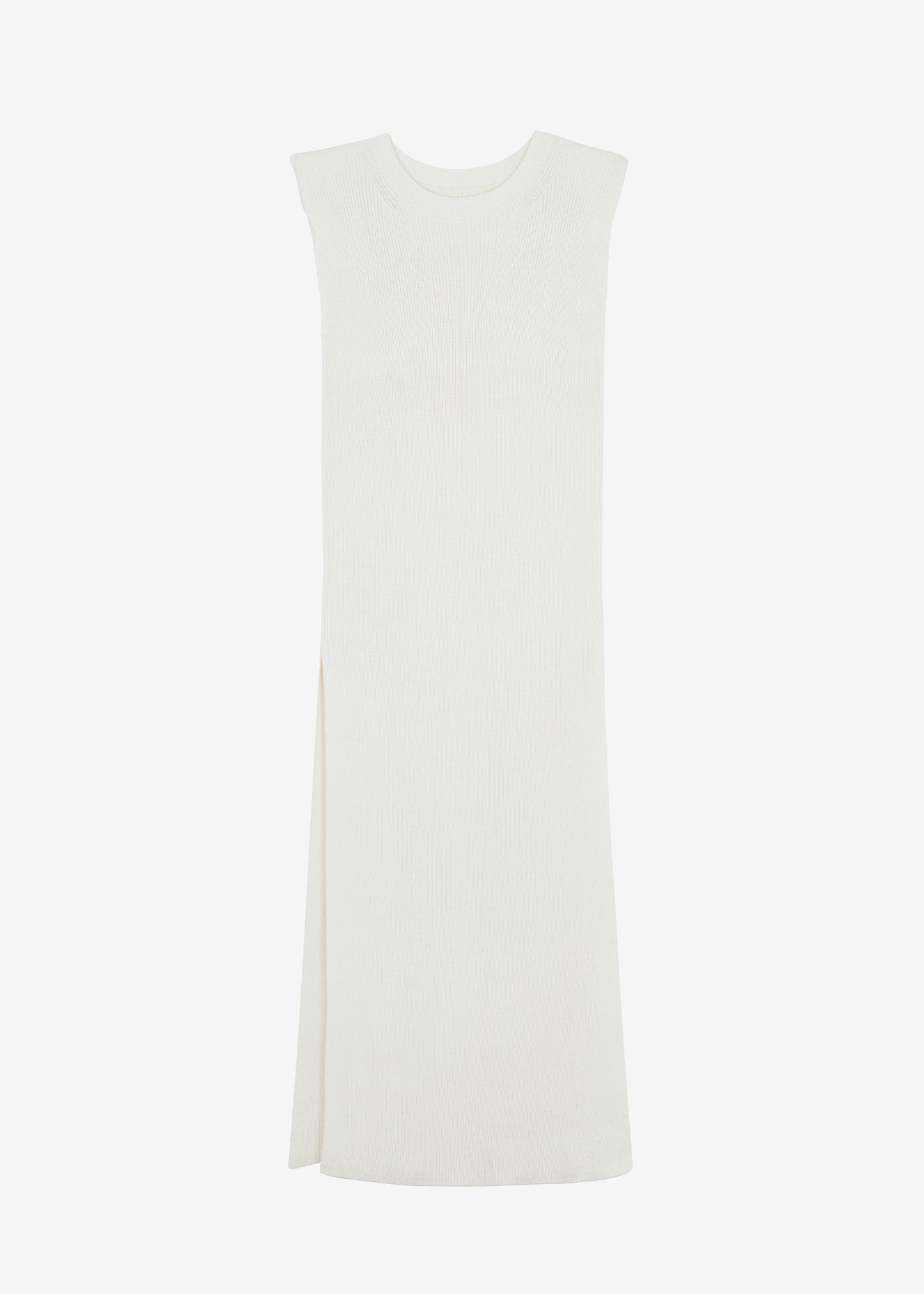 Wren Sleeveless Knit Dress - White