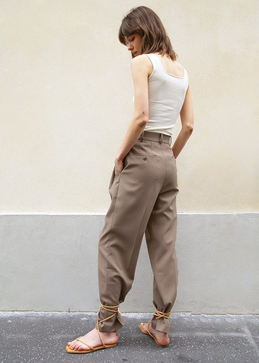 Bea Suit Pants - Latte